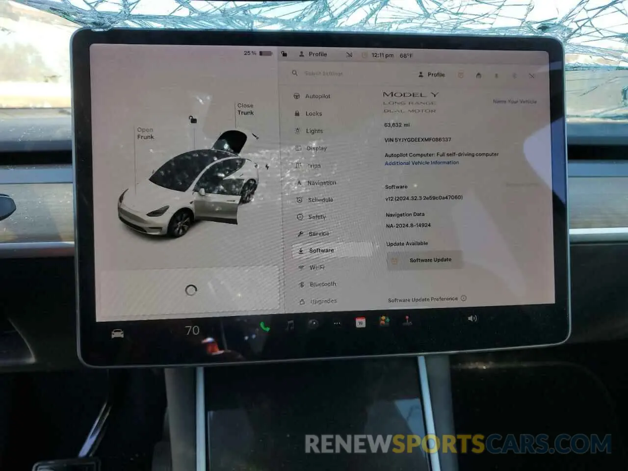 9 Photograph of a damaged car 5YJYGDEEXMF086337 TESLA MODEL Y 2021