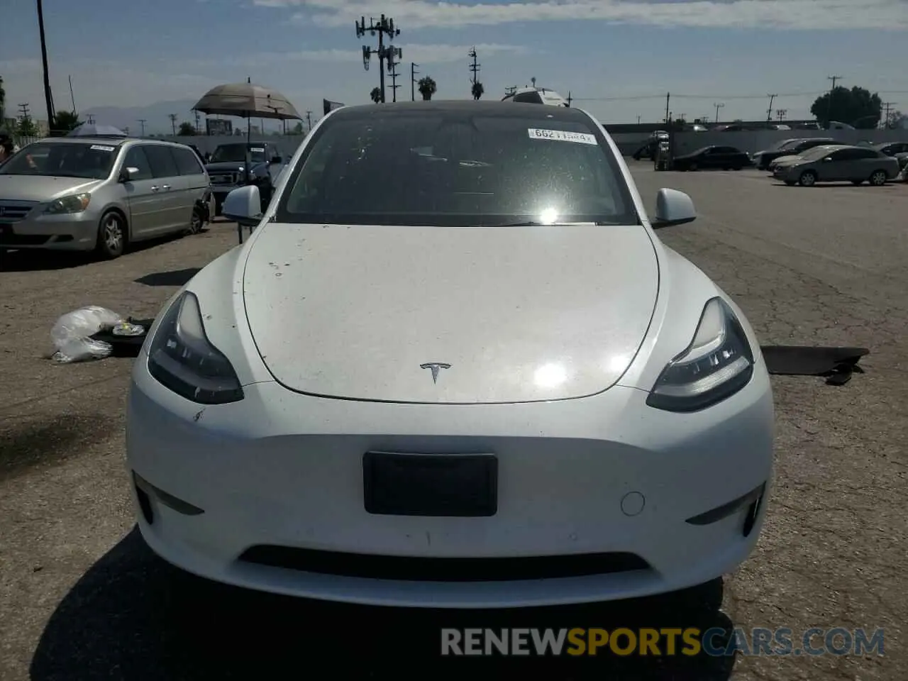5 Photograph of a damaged car 5YJYGDEEXMF092137 TESLA MODEL Y 2021