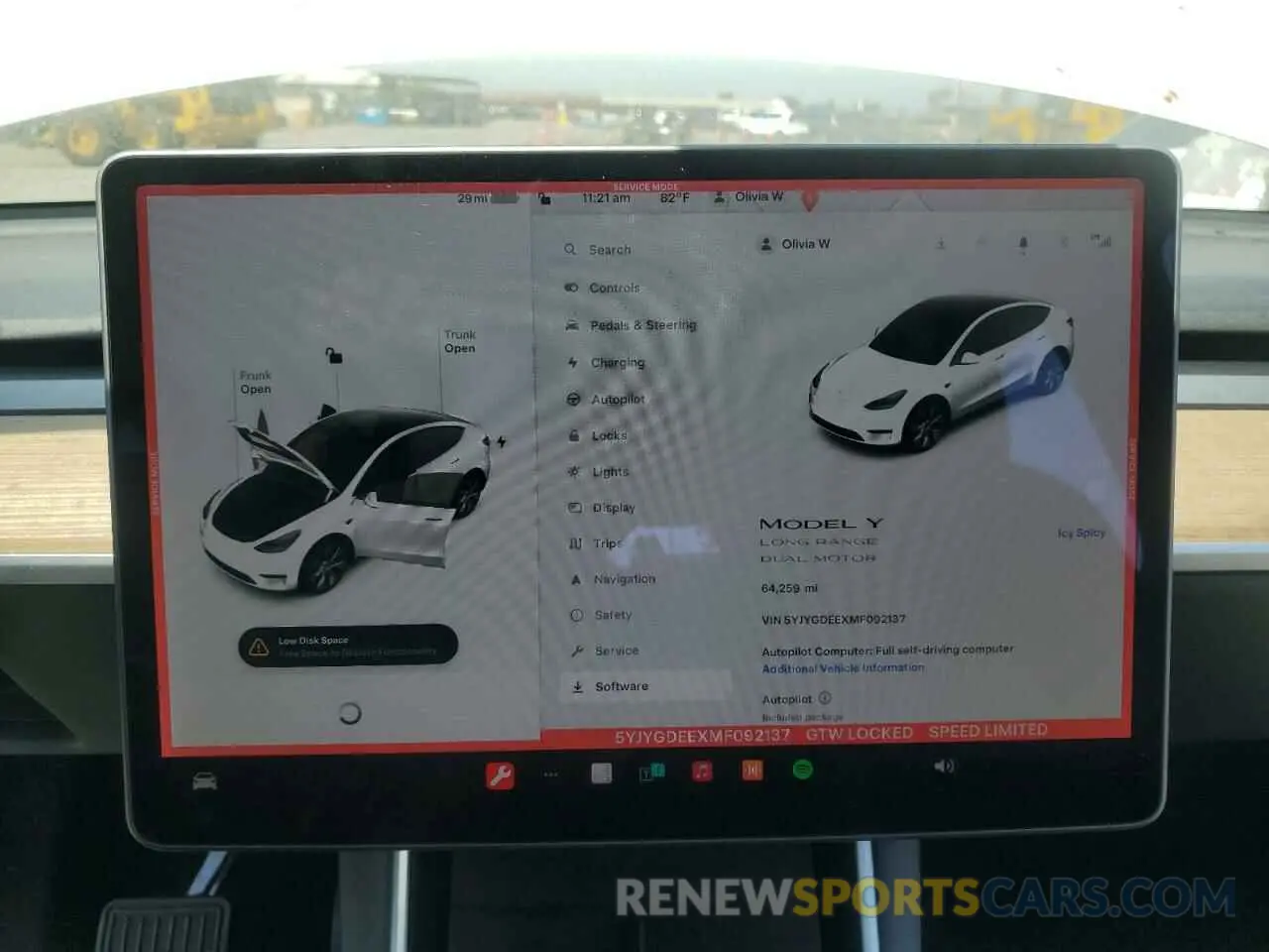9 Photograph of a damaged car 5YJYGDEEXMF092137 TESLA MODEL Y 2021