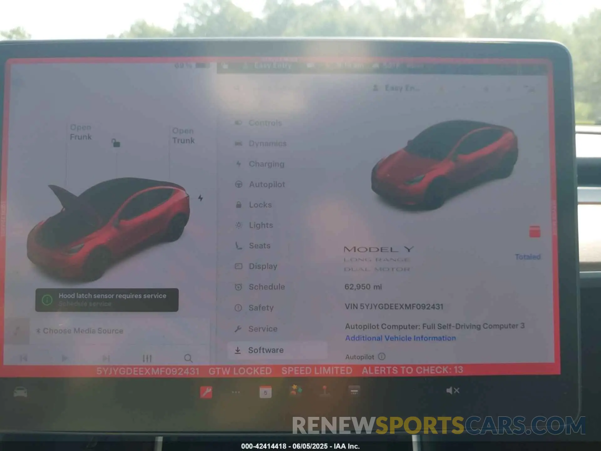 7 Photograph of a damaged car 5YJYGDEEXMF092431 TESLA MODEL Y 2021