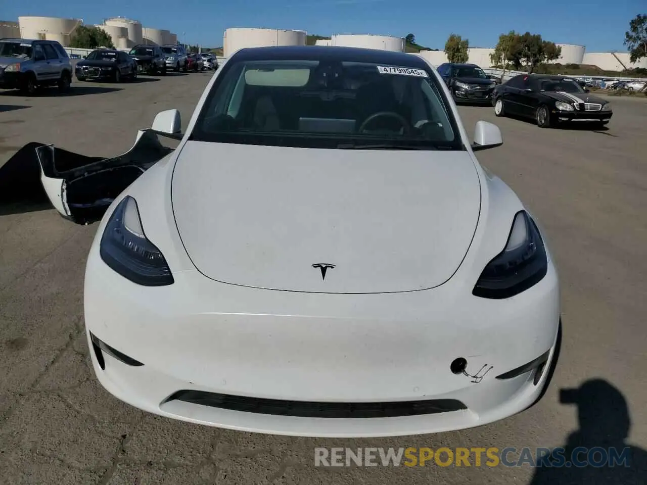 5 Photograph of a damaged car 5YJYGDEEXMF094437 TESLA MODEL Y 2021