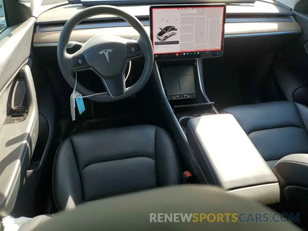 8 Photograph of a damaged car 5YJYGDEEXMF094437 TESLA MODEL Y 2021