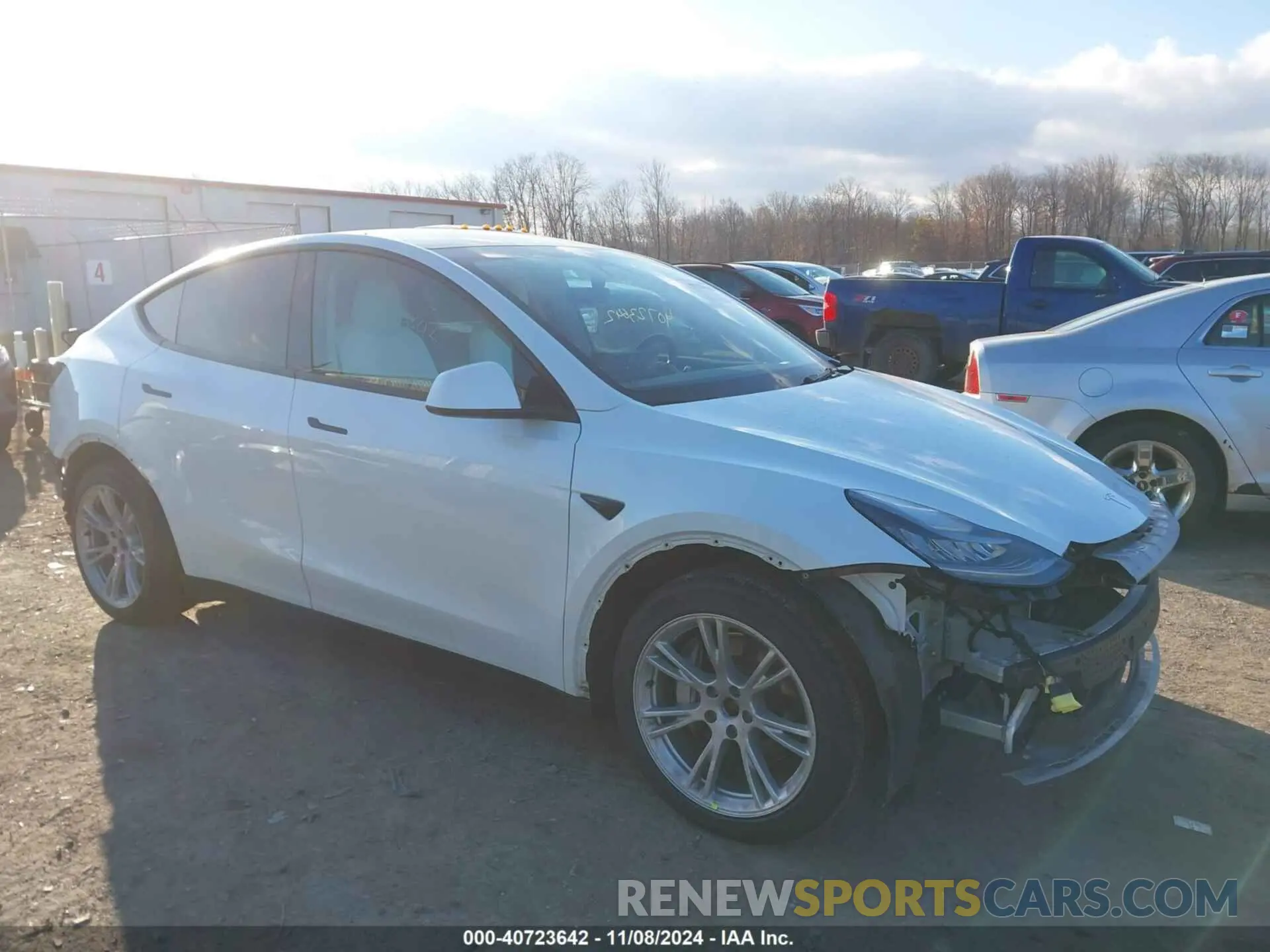 1 Photograph of a damaged car 5YJYGDEEXMF098665 TESLA MODEL Y 2021