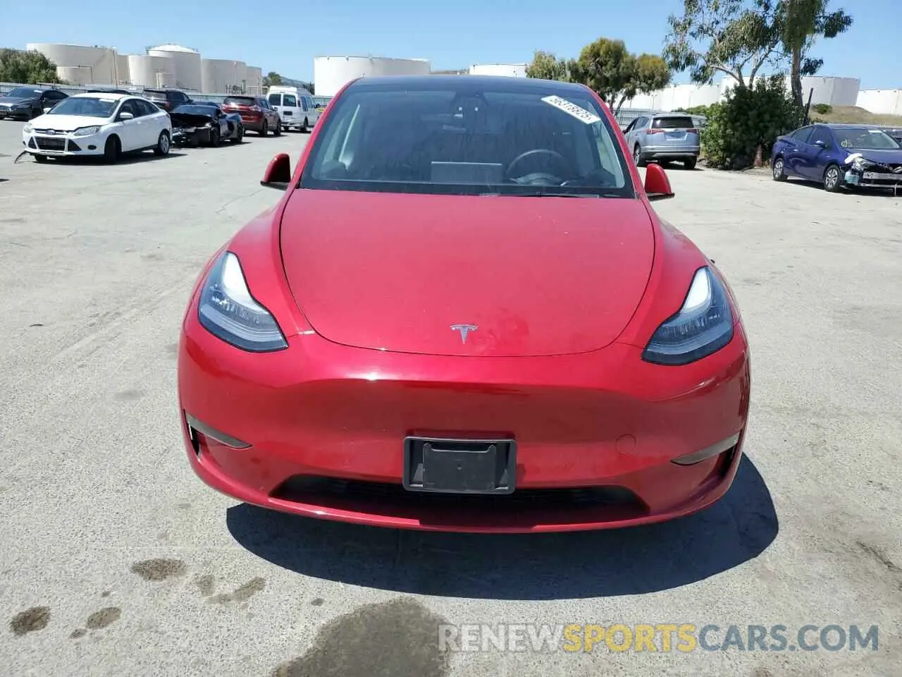 5 Photograph of a damaged car 5YJYGDEEXMF145239 TESLA MODEL Y 2021