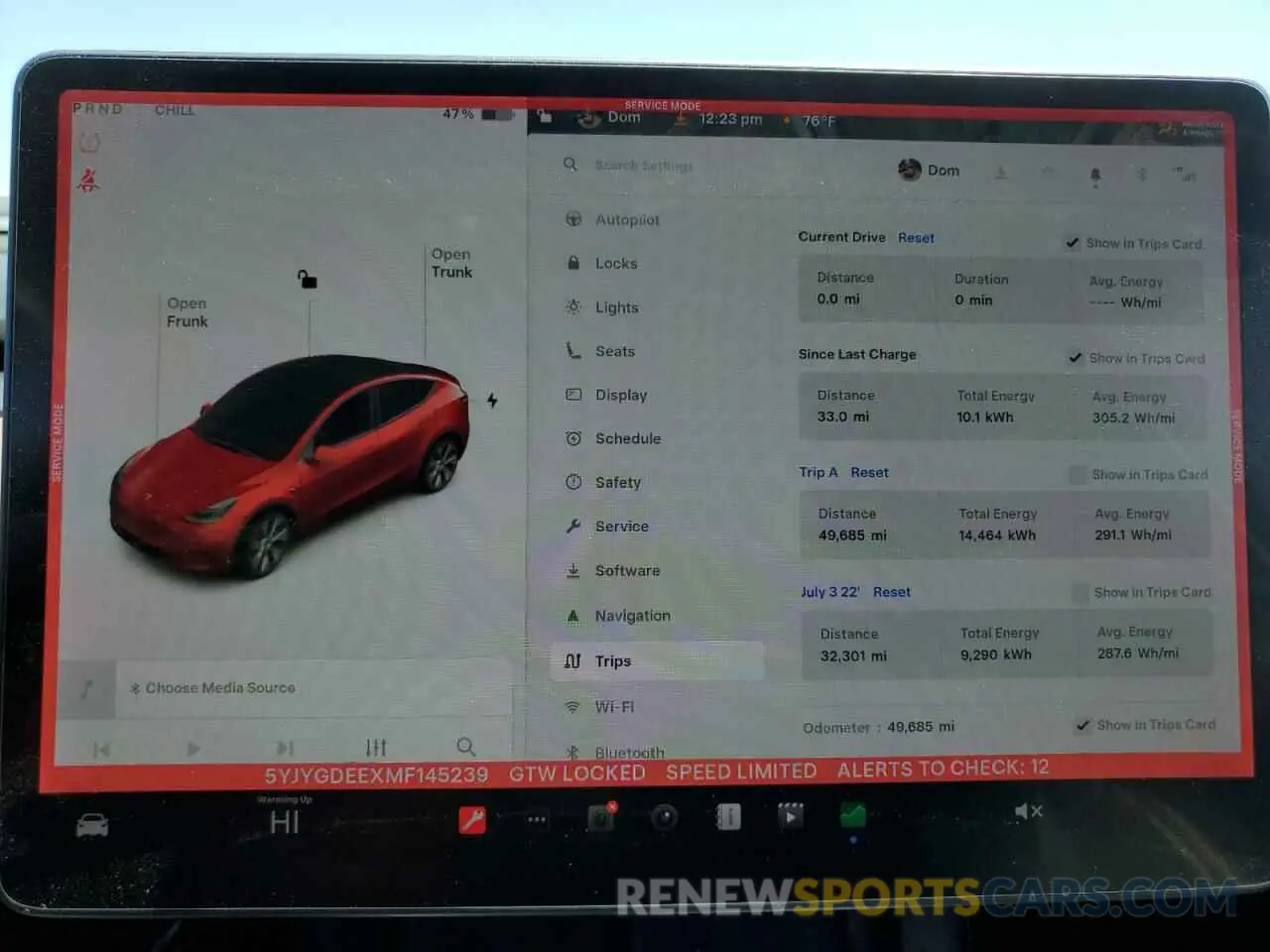 9 Photograph of a damaged car 5YJYGDEEXMF145239 TESLA MODEL Y 2021