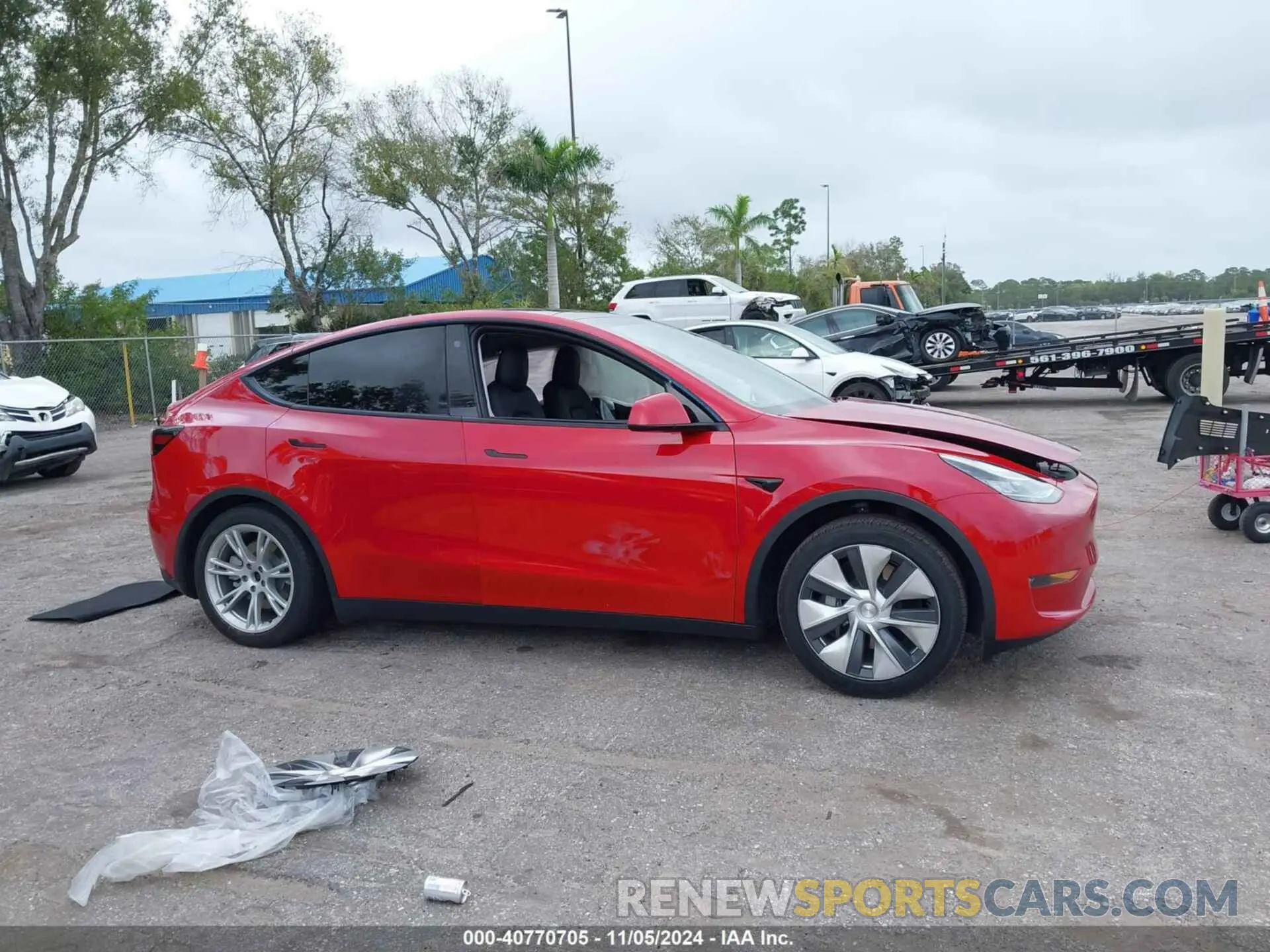 13 Photograph of a damaged car 5YJYGDEEXMF145788 TESLA MODEL Y 2021