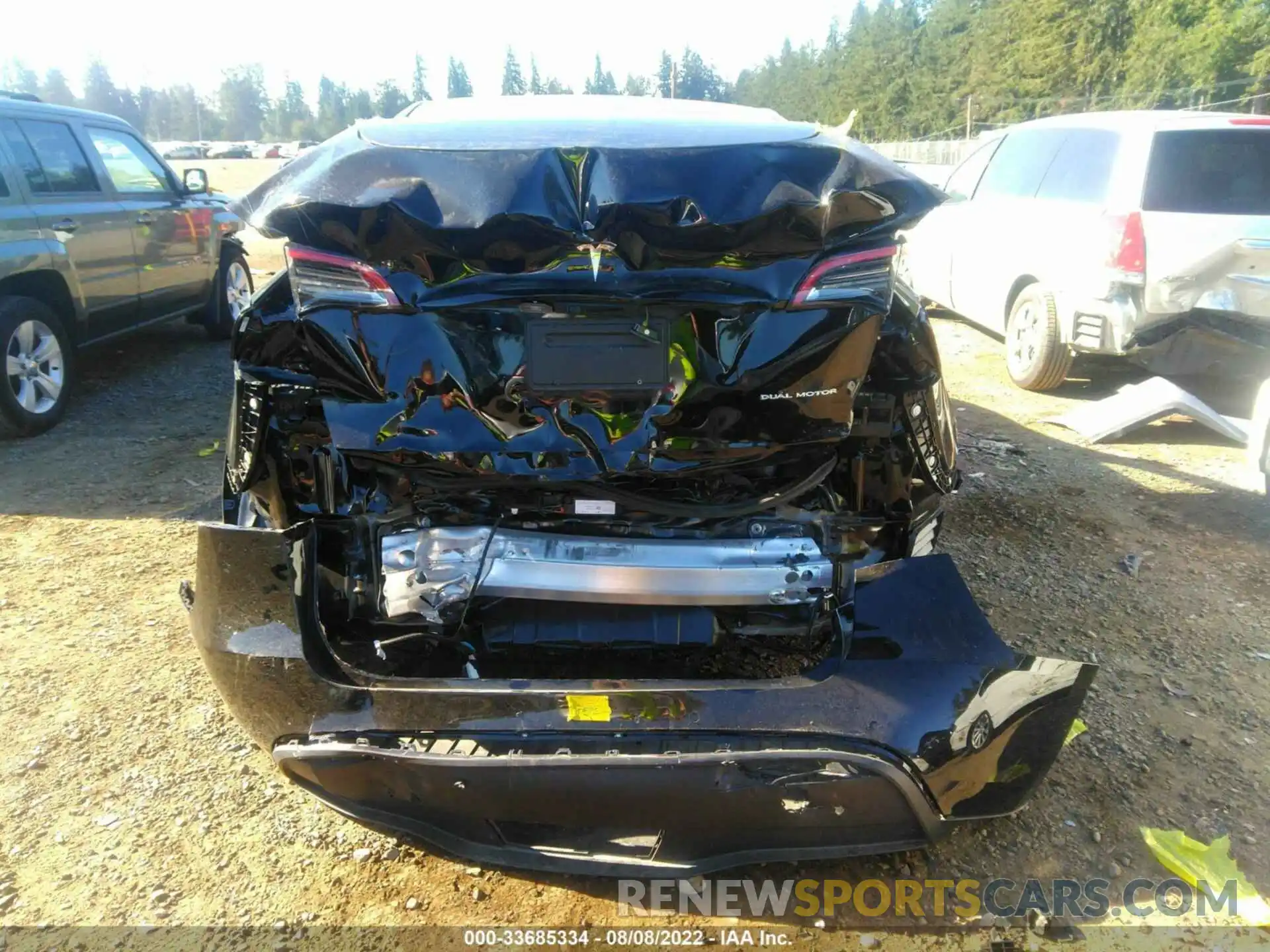 6 Photograph of a damaged car 5YJYGDEEXMF150280 TESLA MODEL Y 2021