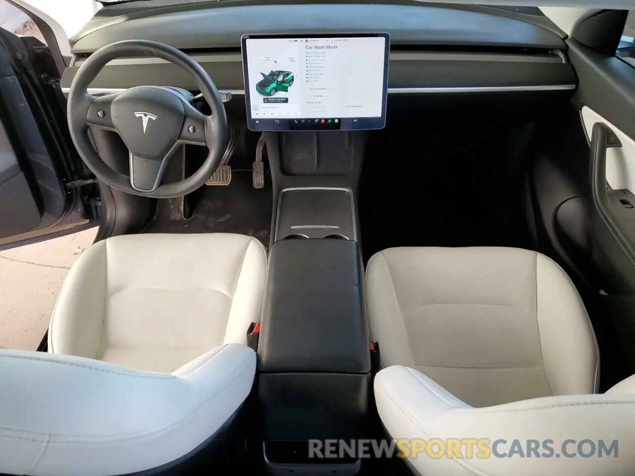 8 Photograph of a damaged car 5YJYGDEEXMF151557 TESLA MODEL Y 2021