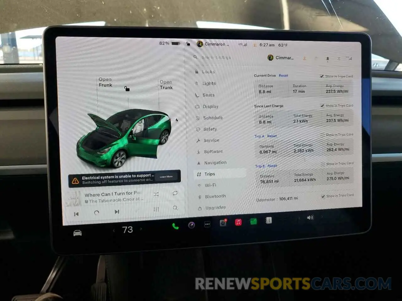 9 Photograph of a damaged car 5YJYGDEEXMF151557 TESLA MODEL Y 2021