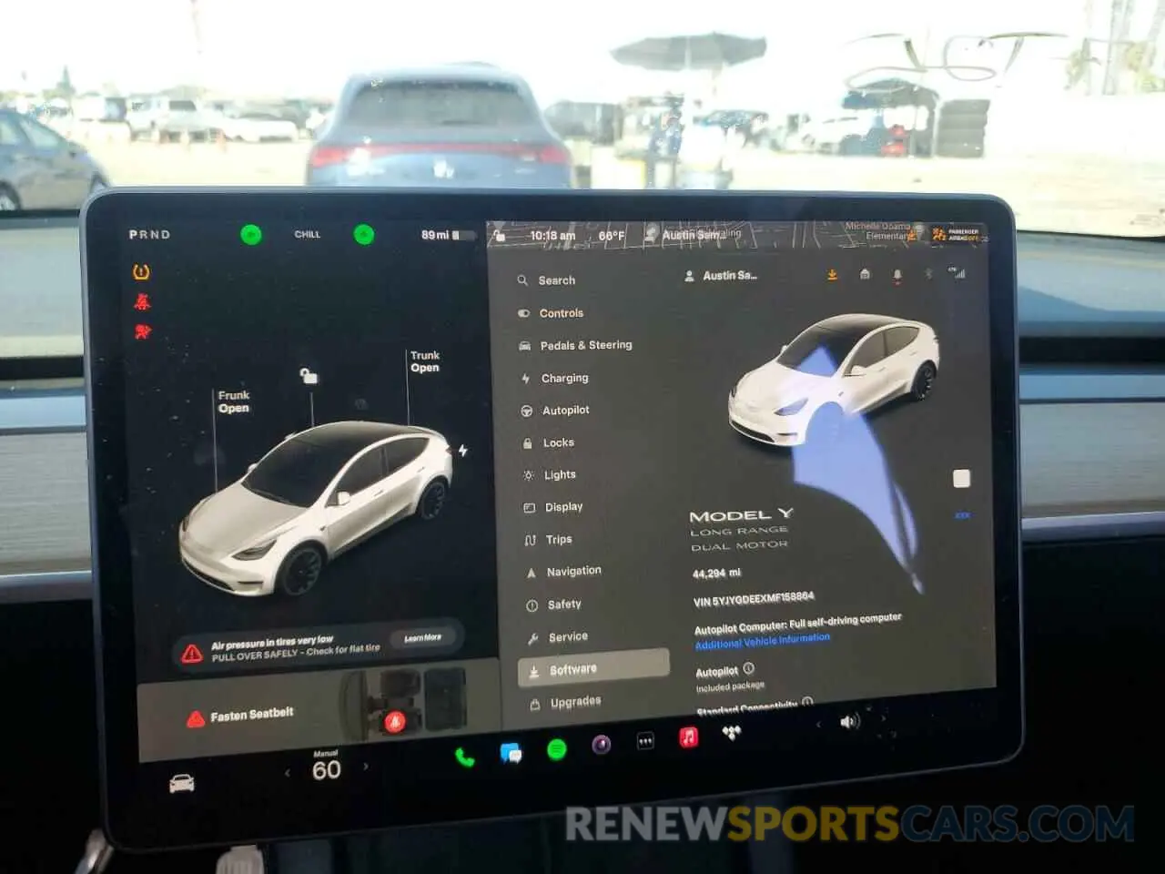 9 Photograph of a damaged car 5YJYGDEEXMF158864 TESLA MODEL Y 2021