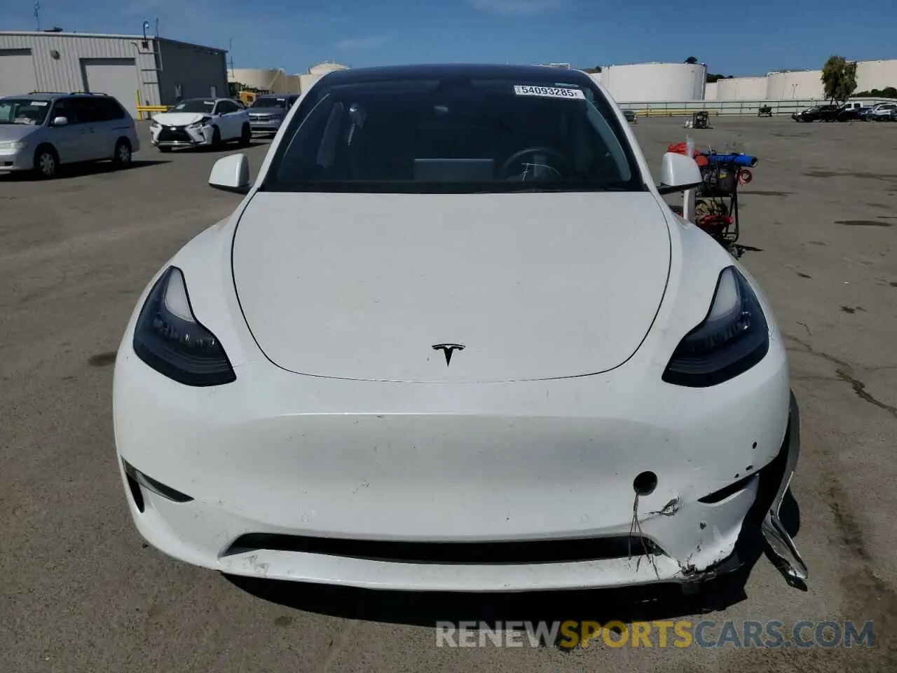 5 Photograph of a damaged car 5YJYGDEEXMF161280 TESLA MODEL Y 2021