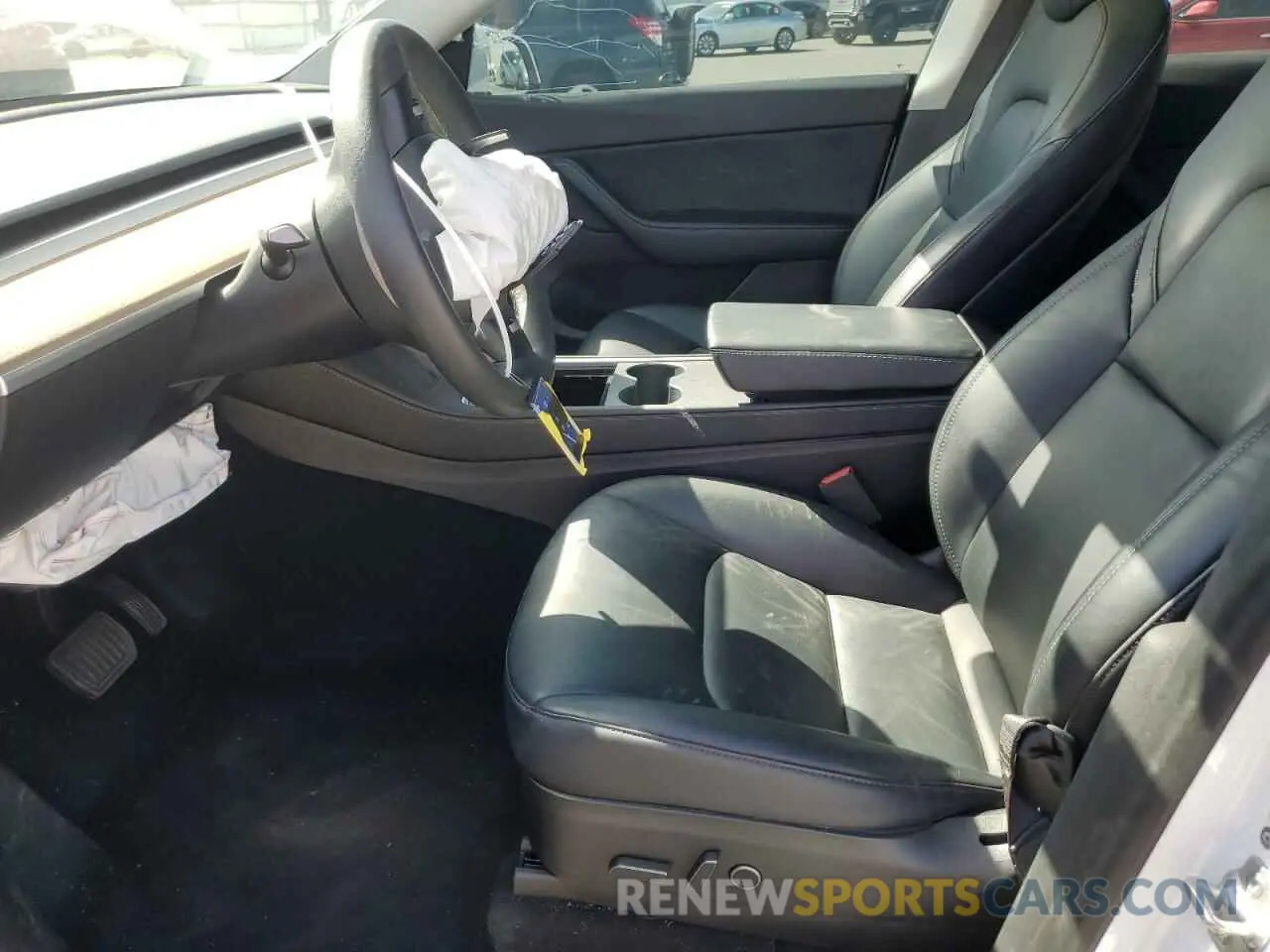 7 Photograph of a damaged car 5YJYGDEEXMF161280 TESLA MODEL Y 2021