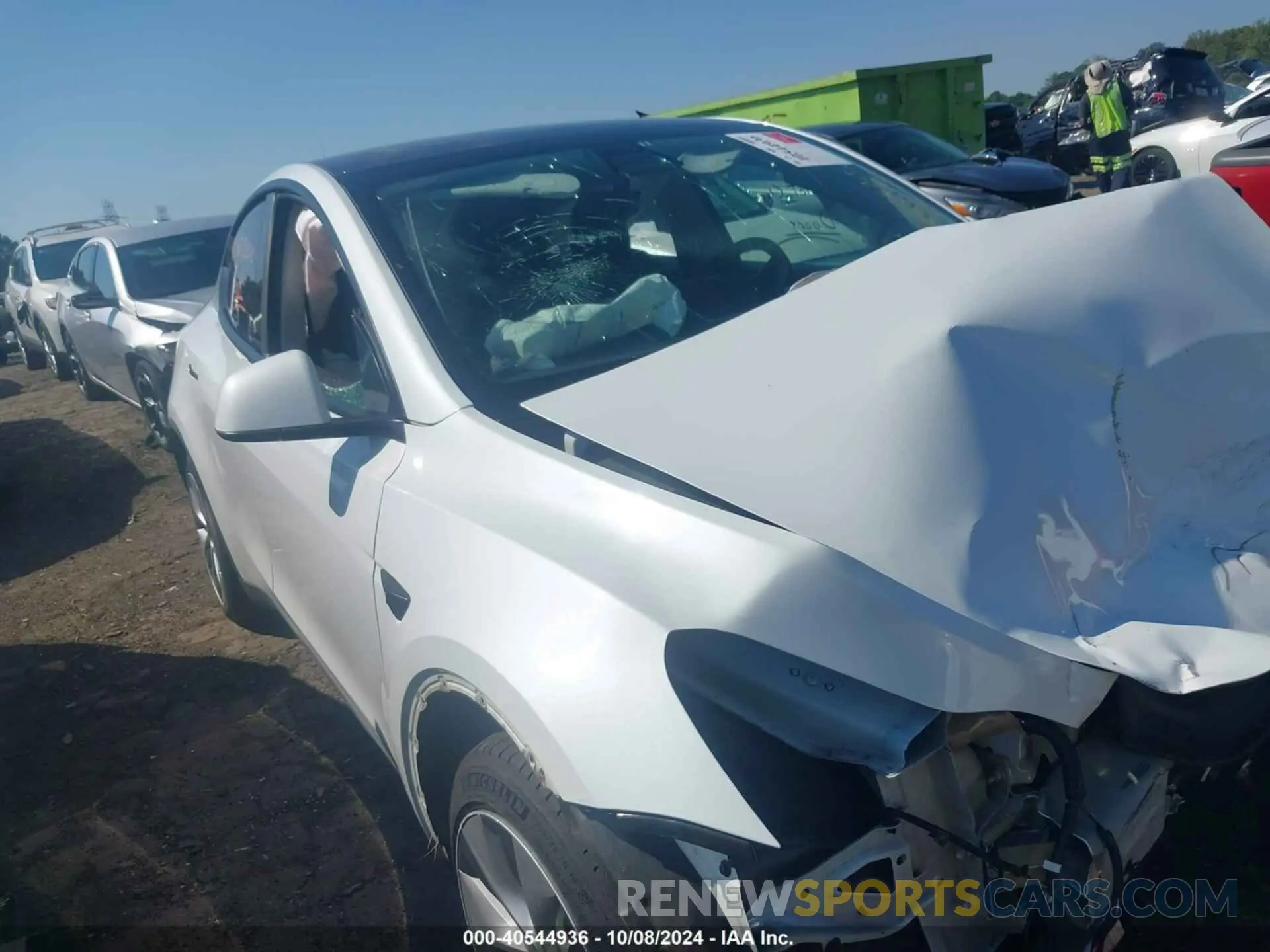 1 Photograph of a damaged car 5YJYGDEEXMF174854 TESLA MODEL Y 2021