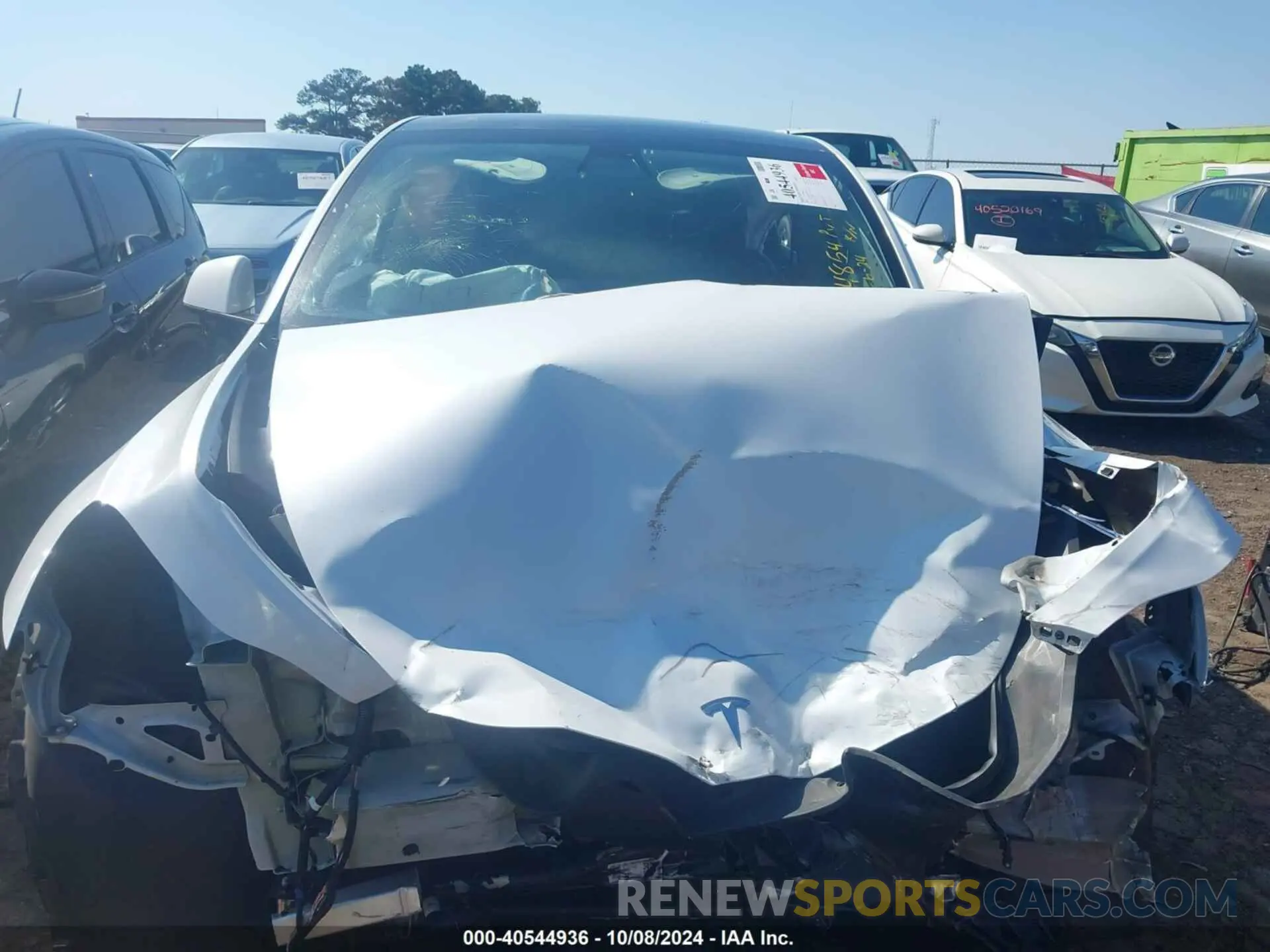 12 Photograph of a damaged car 5YJYGDEEXMF174854 TESLA MODEL Y 2021