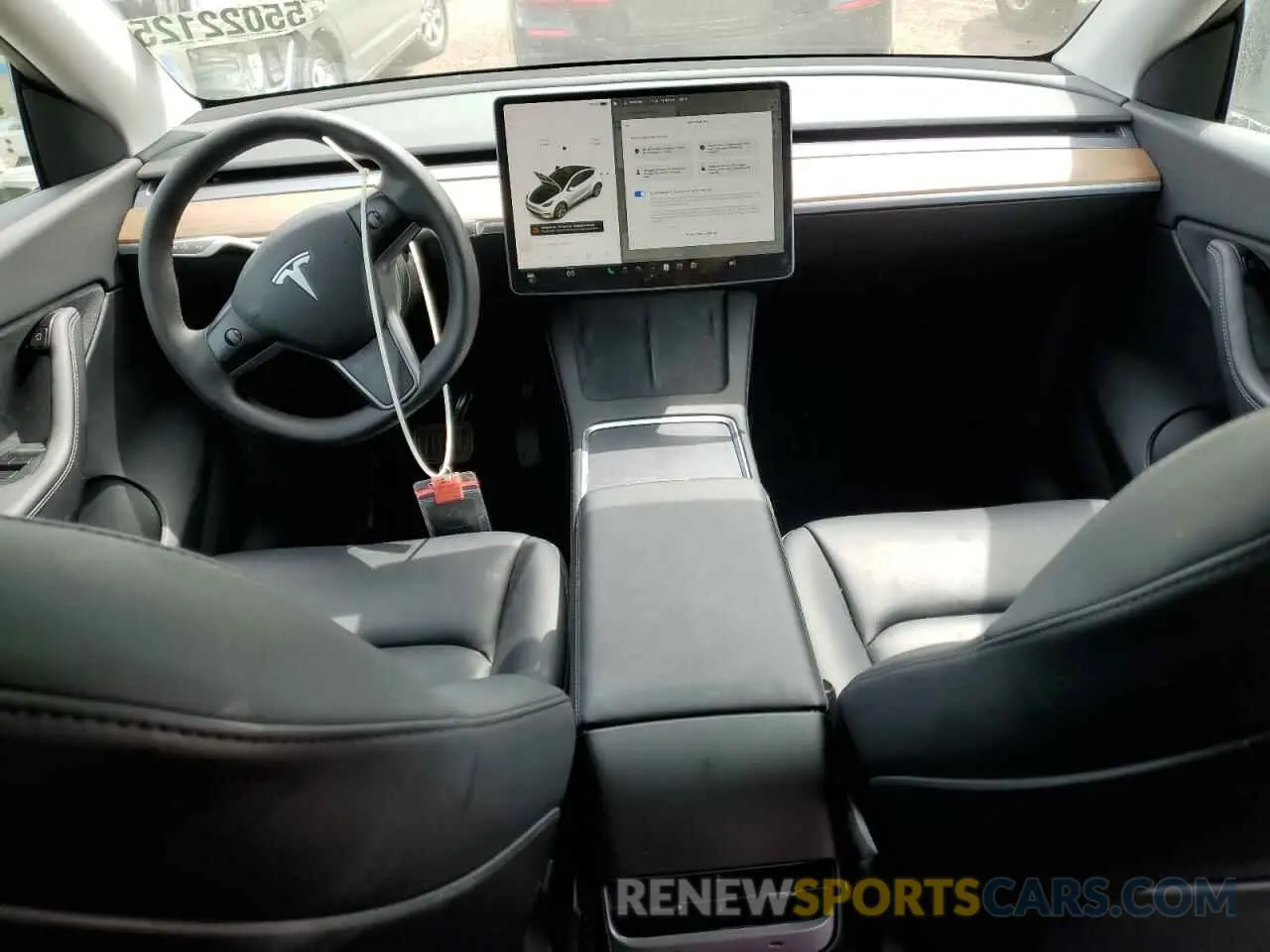 8 Photograph of a damaged car 5YJYGDEEXMF183828 TESLA MODEL Y 2021
