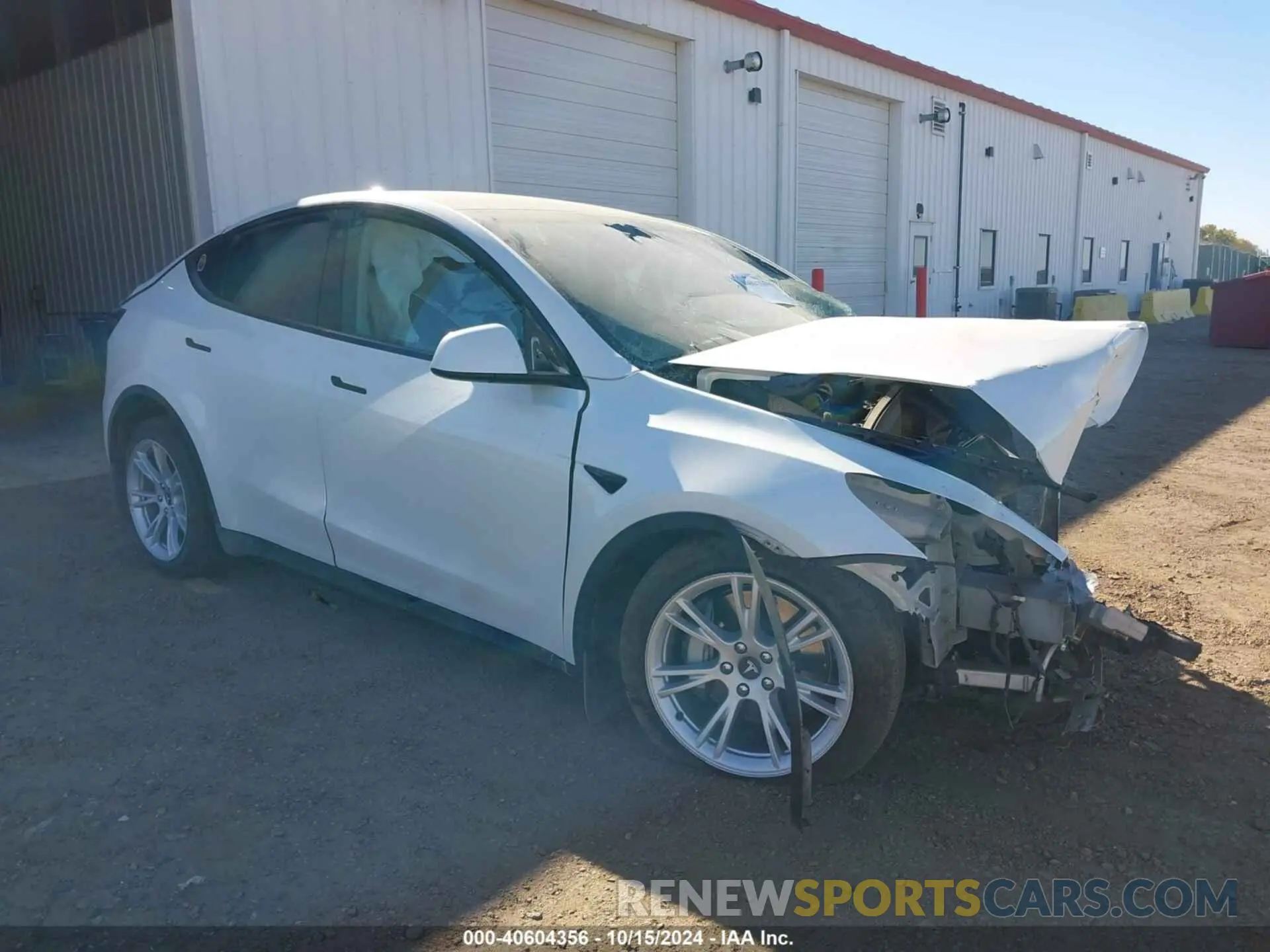 1 Photograph of a damaged car 5YJYGDEEXMF193632 TESLA MODEL Y 2021
