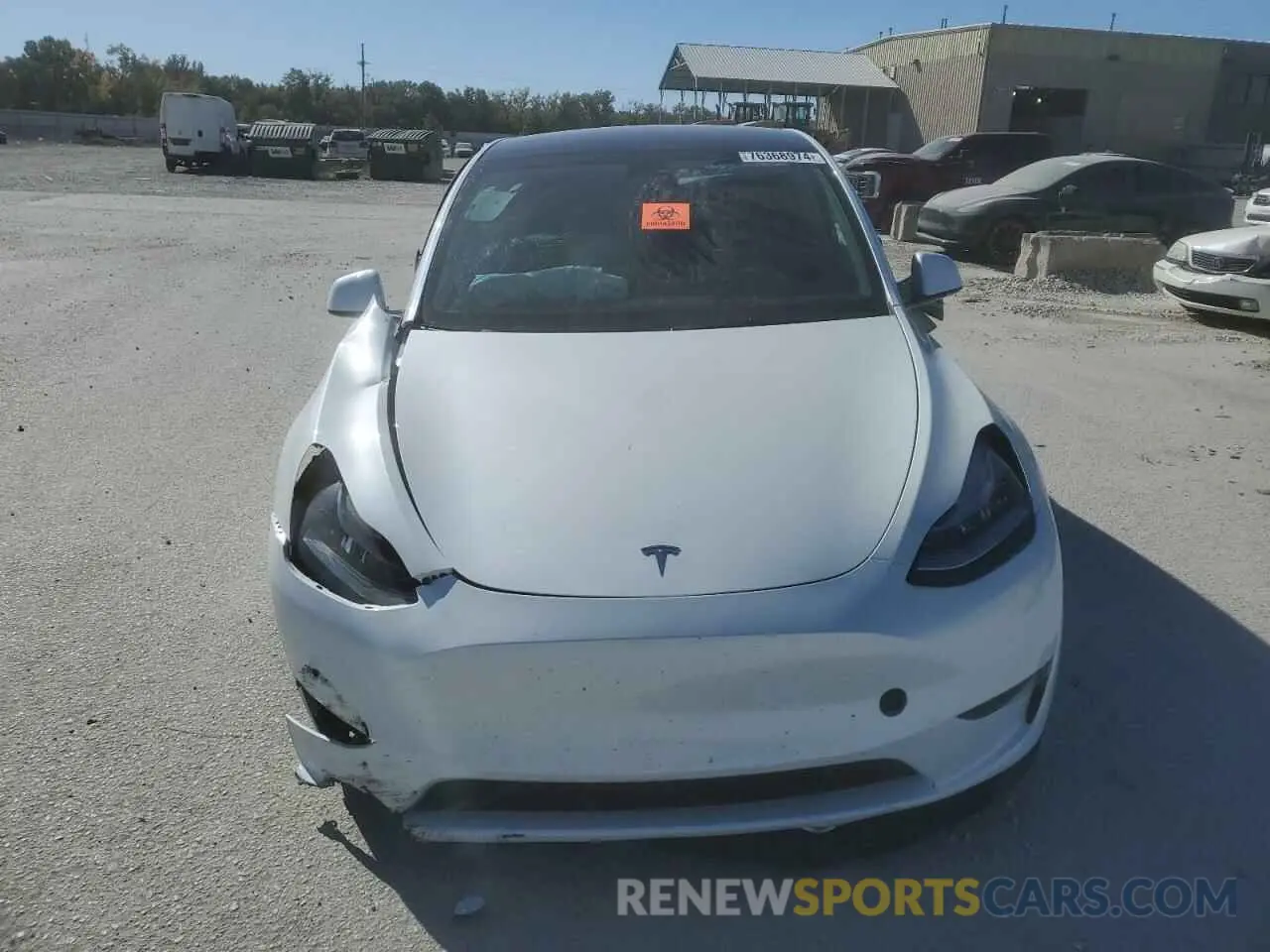 5 Photograph of a damaged car 5YJYGDEEXMF216911 TESLA MODEL Y 2021