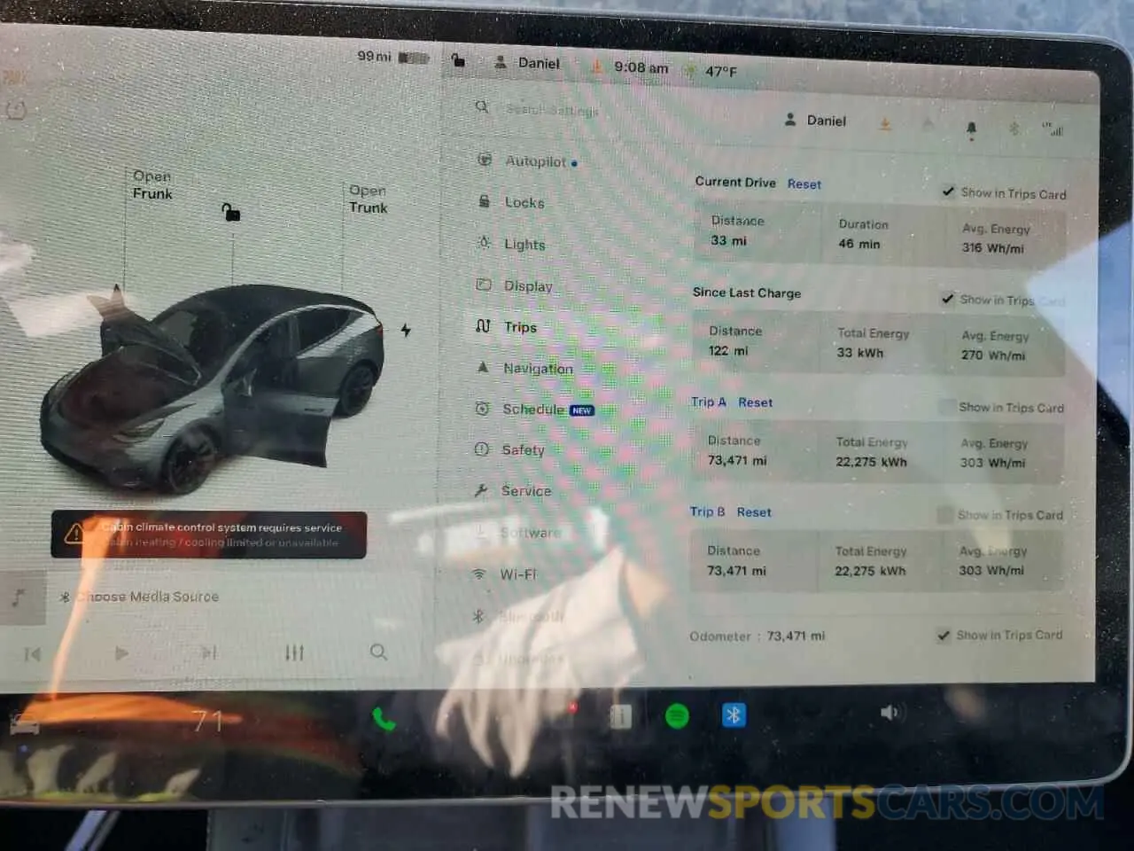 9 Photograph of a damaged car 5YJYGDEEXMF217475 TESLA MODEL Y 2021