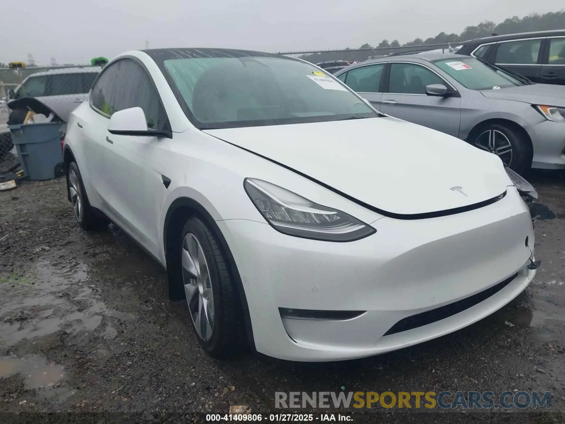 1 Photograph of a damaged car 5YJYGDEEXMF228914 TESLA MODEL Y 2021