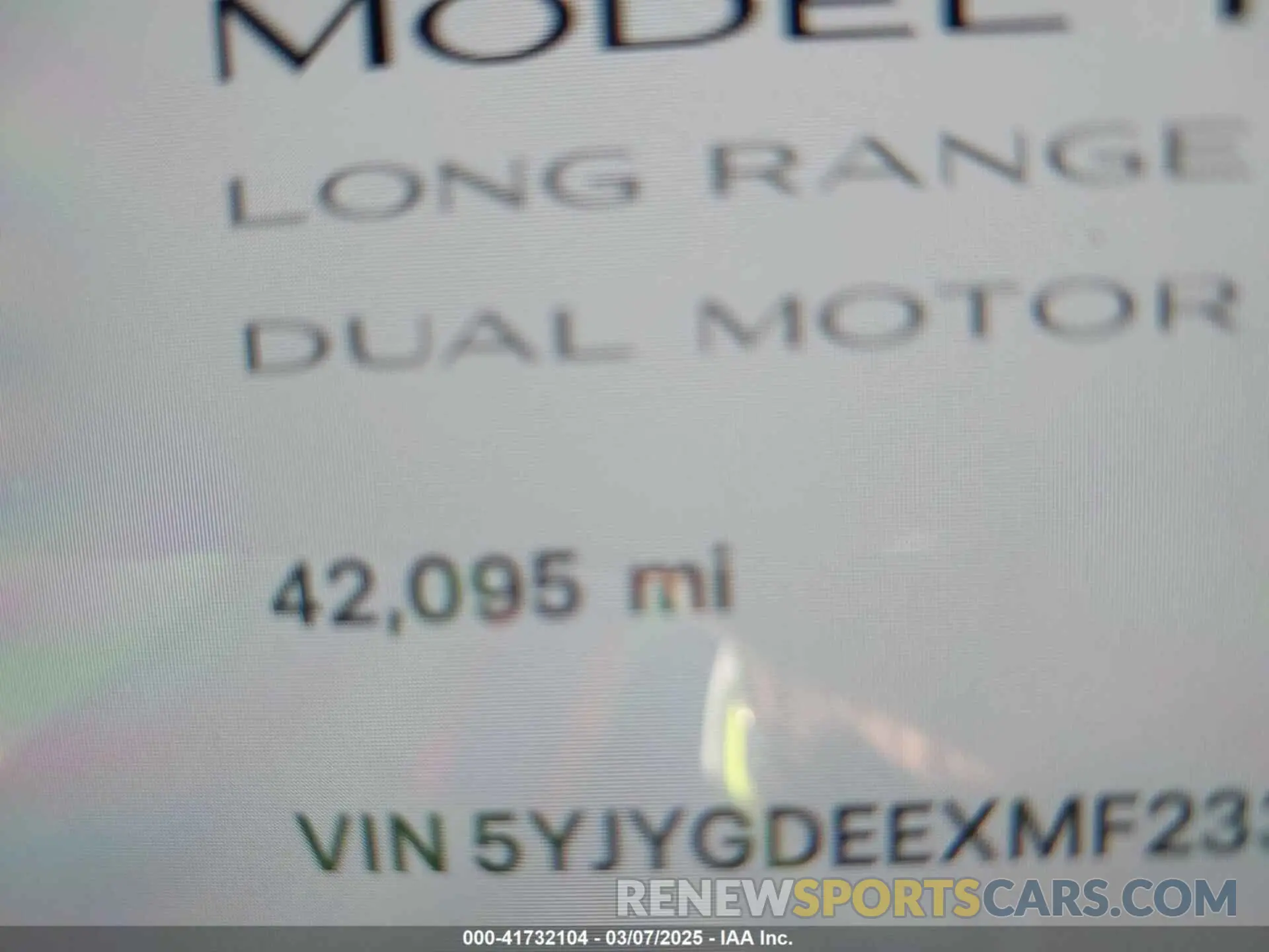 14 Photograph of a damaged car 5YJYGDEEXMF233997 TESLA MODEL Y 2021