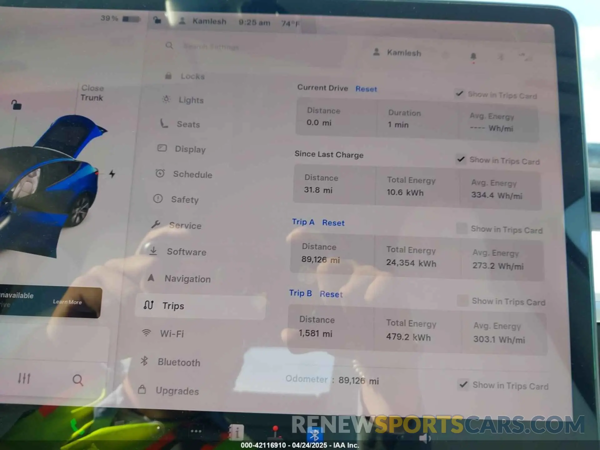 7 Photograph of a damaged car 5YJYGDEEXMF243607 TESLA MODEL Y 2021