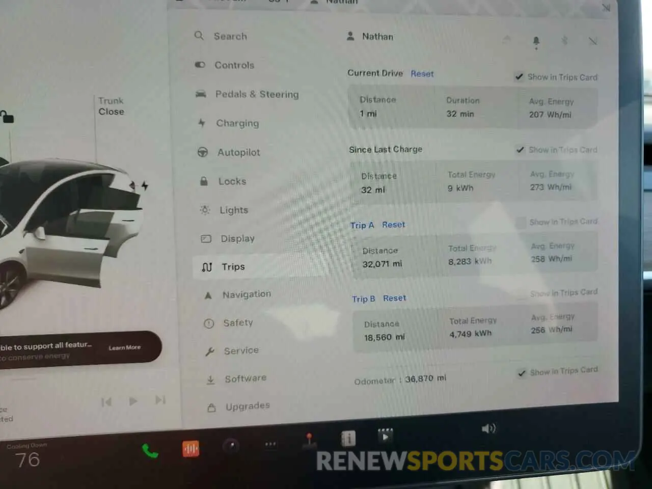 9 Photograph of a damaged car 5YJYGDEEXMF265333 TESLA MODEL Y 2021