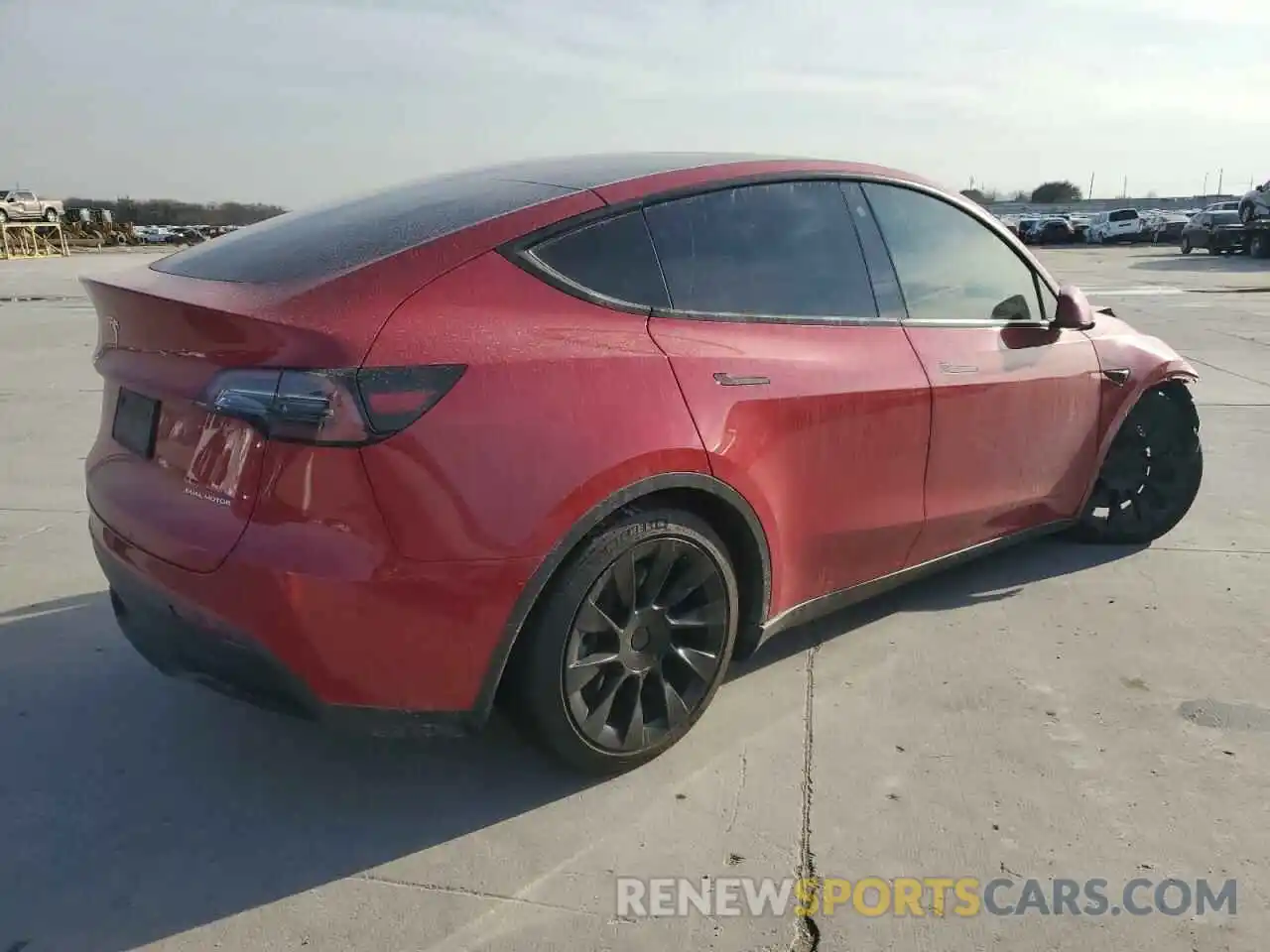 3 Photograph of a damaged car 5YJYGDEEXMF266479 TESLA MODEL Y 2021