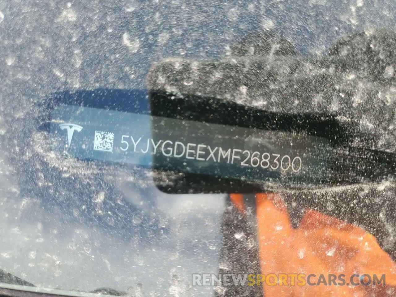 14 Photograph of a damaged car 5YJYGDEEXMF268300 TESLA MODEL Y 2021