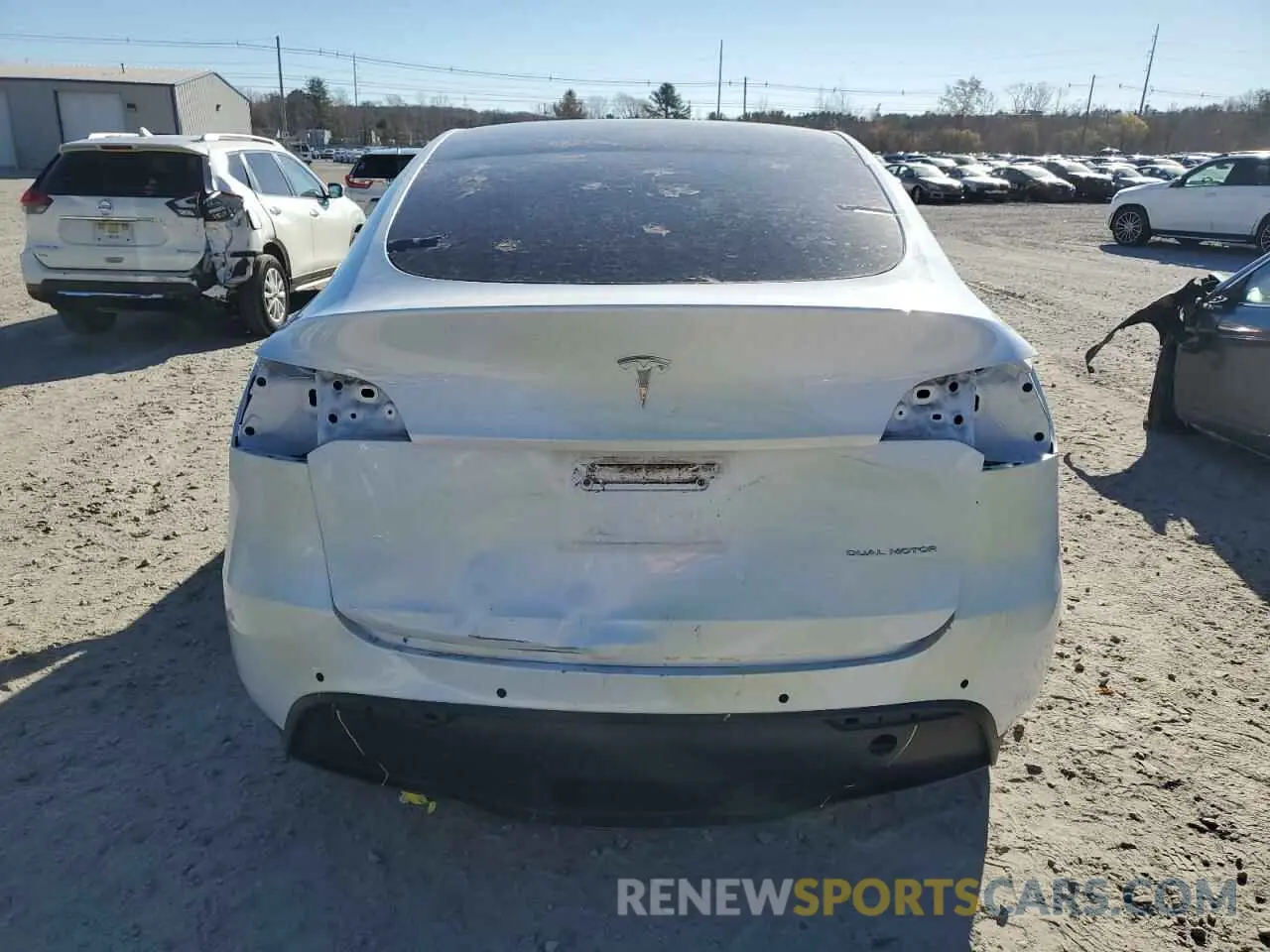 6 Photograph of a damaged car 5YJYGDEEXMF268491 TESLA MODEL Y 2021