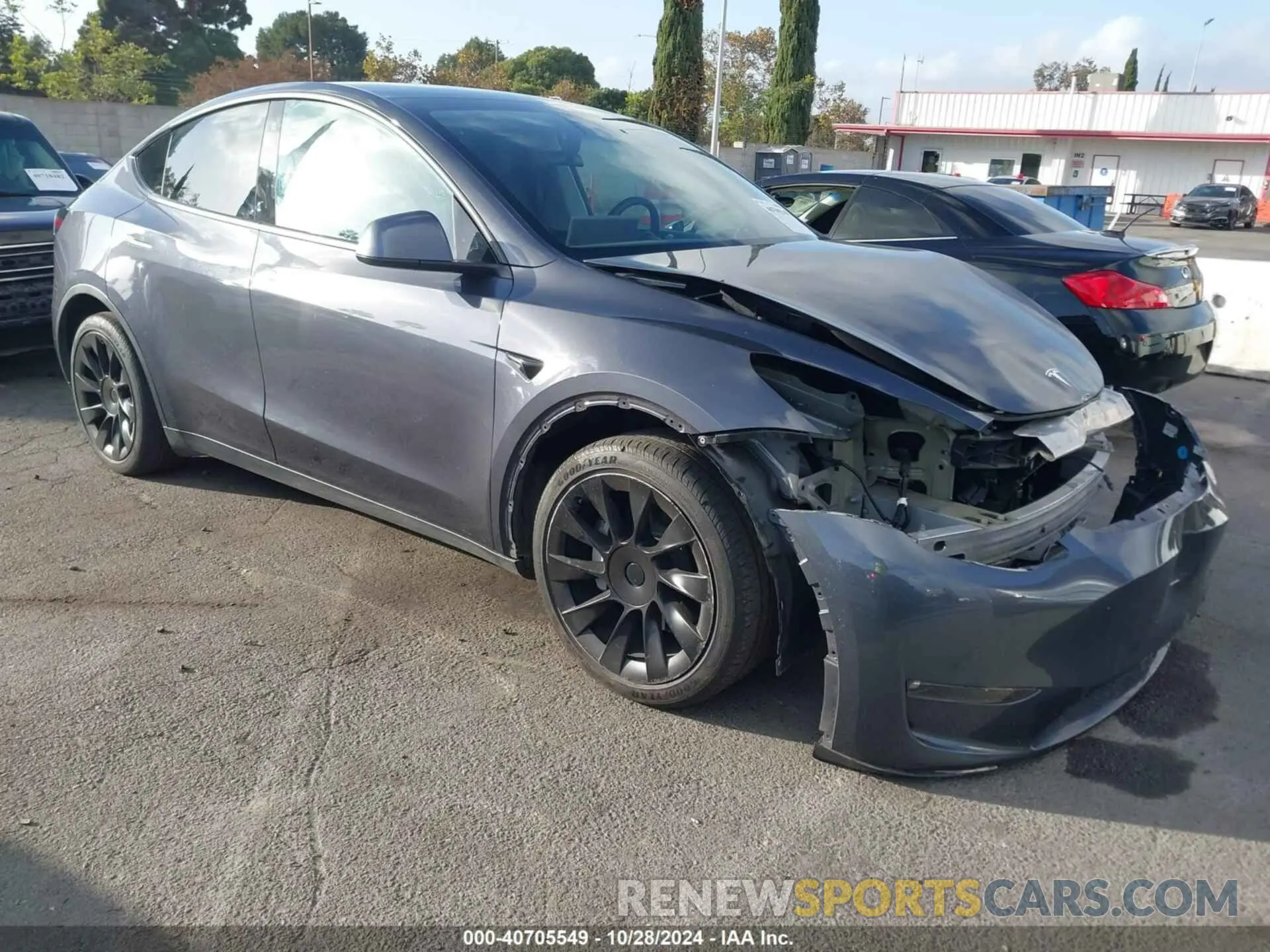 1 Photograph of a damaged car 5YJYGDEEXMF283136 TESLA MODEL Y 2021