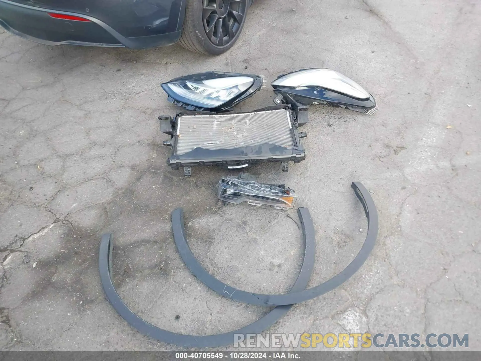 12 Photograph of a damaged car 5YJYGDEEXMF283136 TESLA MODEL Y 2021