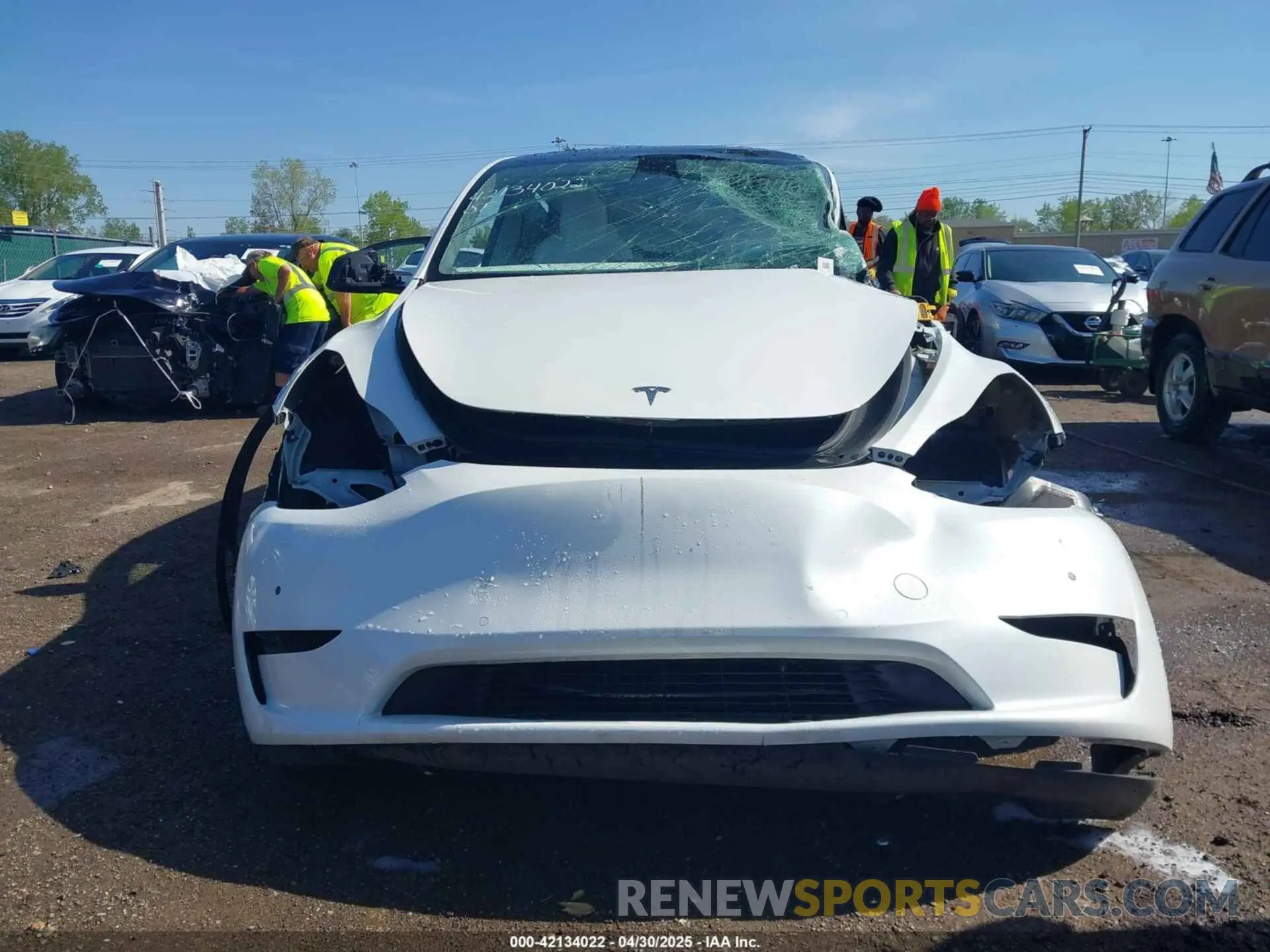 13 Photograph of a damaged car 5YJYGDEF0MF076263 TESLA MODEL Y 2021