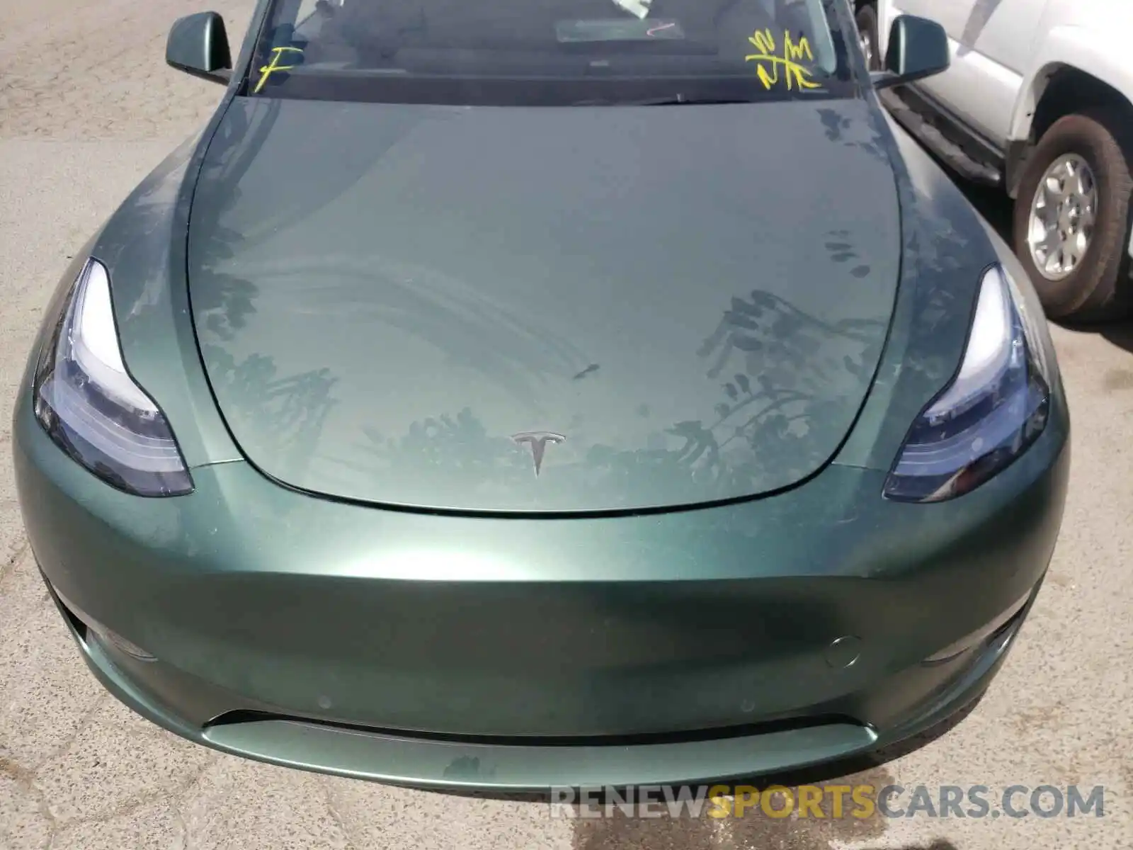 7 Photograph of a damaged car 5YJYGDEF0MF098814 TESLA MODEL Y 2021