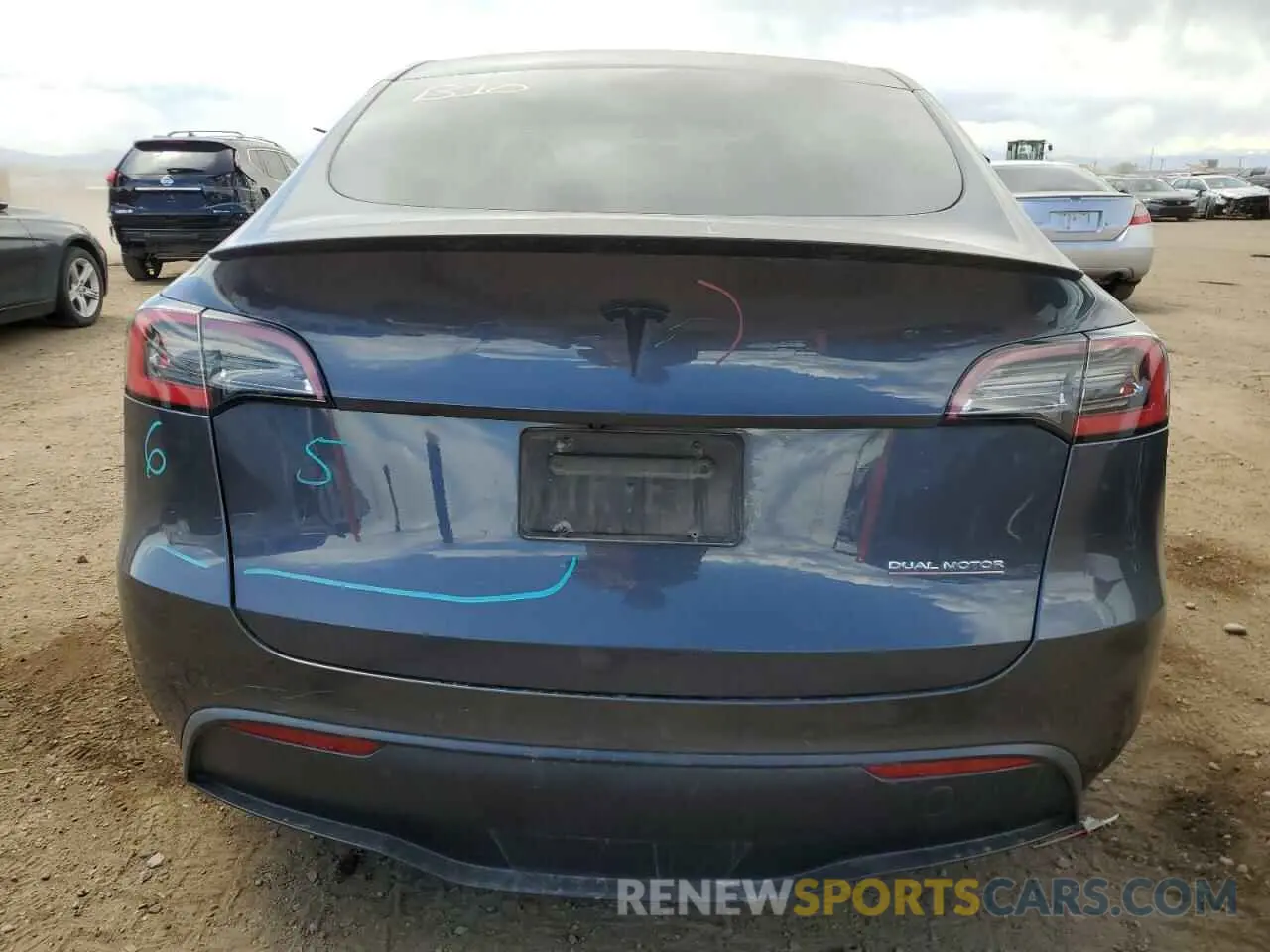 6 Photograph of a damaged car 5YJYGDEF0MF137692 TESLA MODEL Y 2021