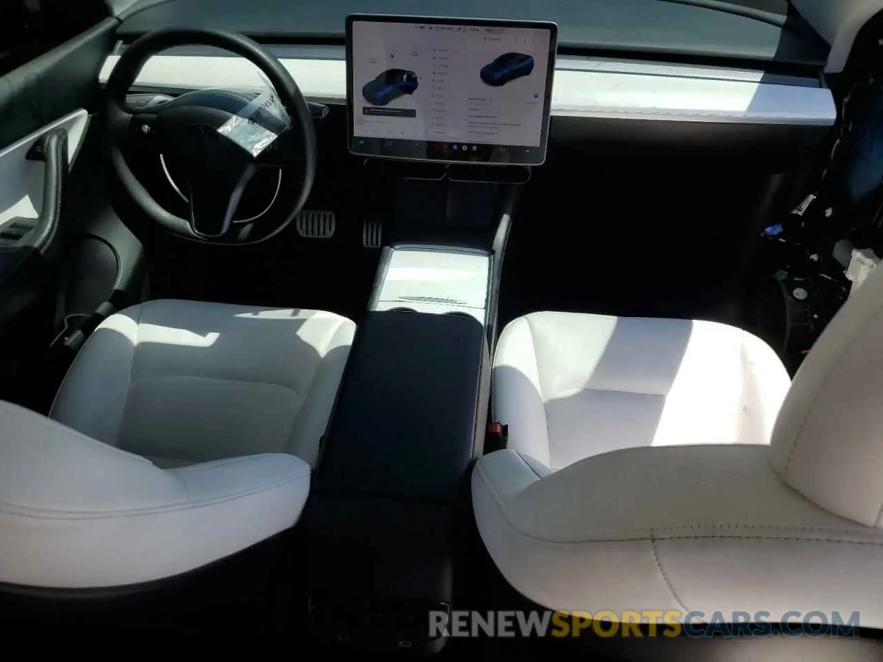 8 Photograph of a damaged car 5YJYGDEF0MF157795 TESLA MODEL Y 2021