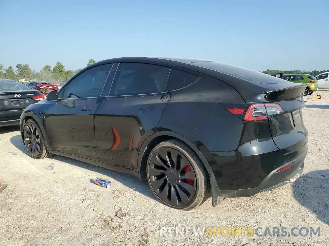 2 Photograph of a damaged car 5YJYGDEF0MF239915 TESLA MODEL Y 2021