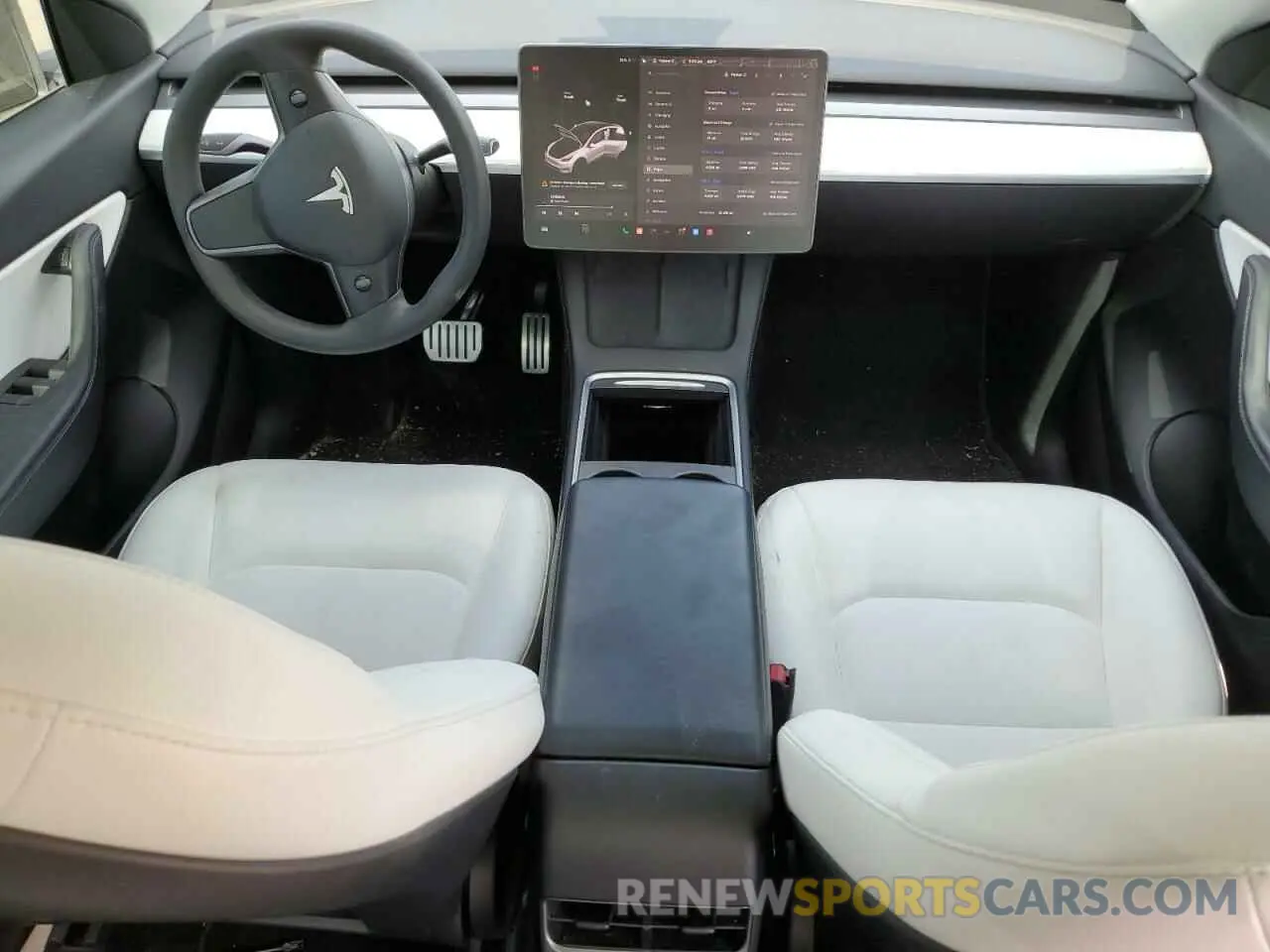 8 Photograph of a damaged car 5YJYGDEF0MF239929 TESLA MODEL Y 2021