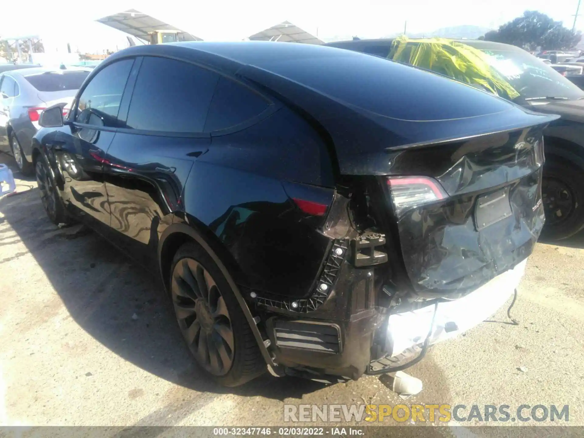 3 Photograph of a damaged car 5YJYGDEF0MF264104 TESLA MODEL Y 2021