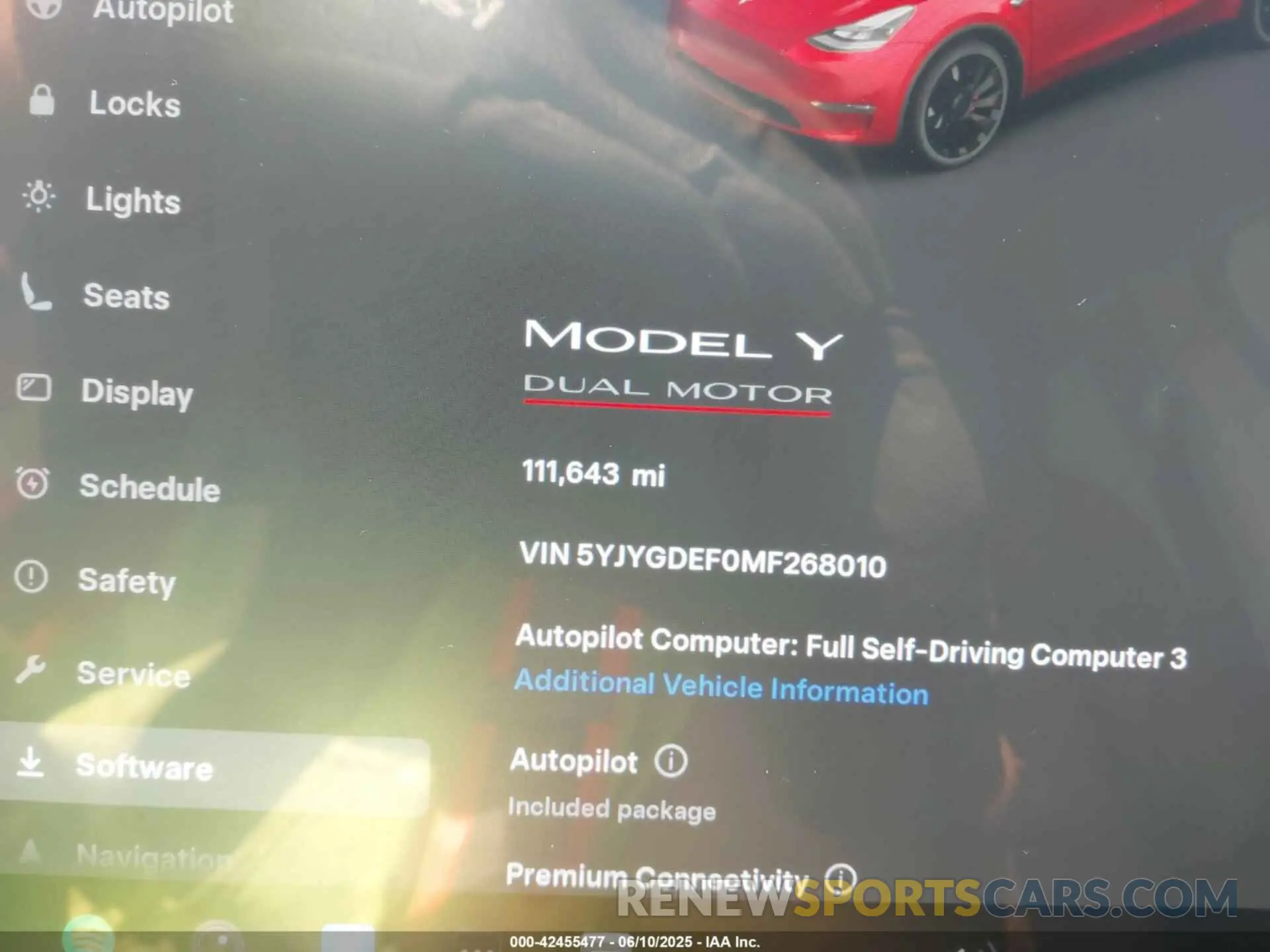 7 Photograph of a damaged car 5YJYGDEF0MF268010 TESLA MODEL Y 2021
