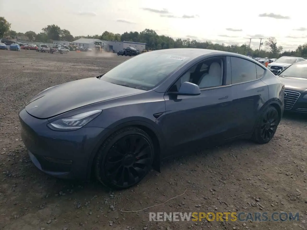 1 Photograph of a damaged car 5YJYGDEF1MF072108 TESLA MODEL Y 2021