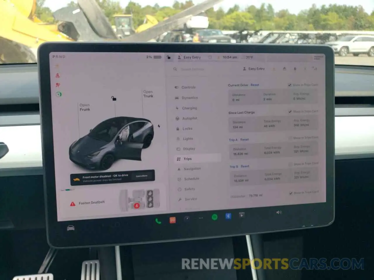 9 Photograph of a damaged car 5YJYGDEF1MF072108 TESLA MODEL Y 2021