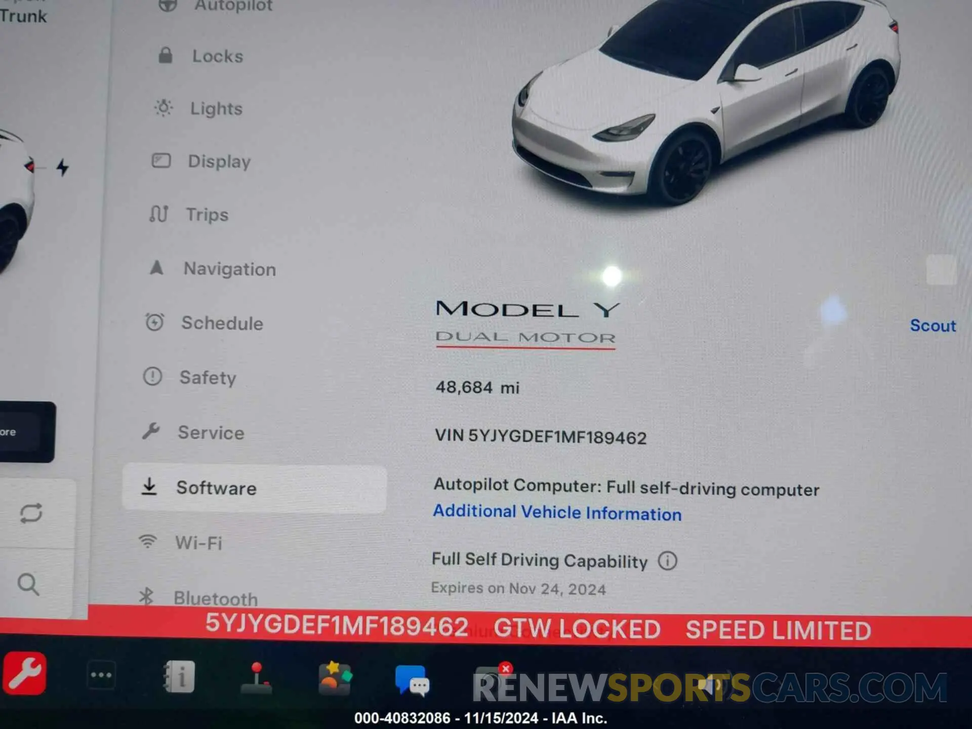16 Photograph of a damaged car 5YJYGDEF1MF189462 TESLA MODEL Y 2021