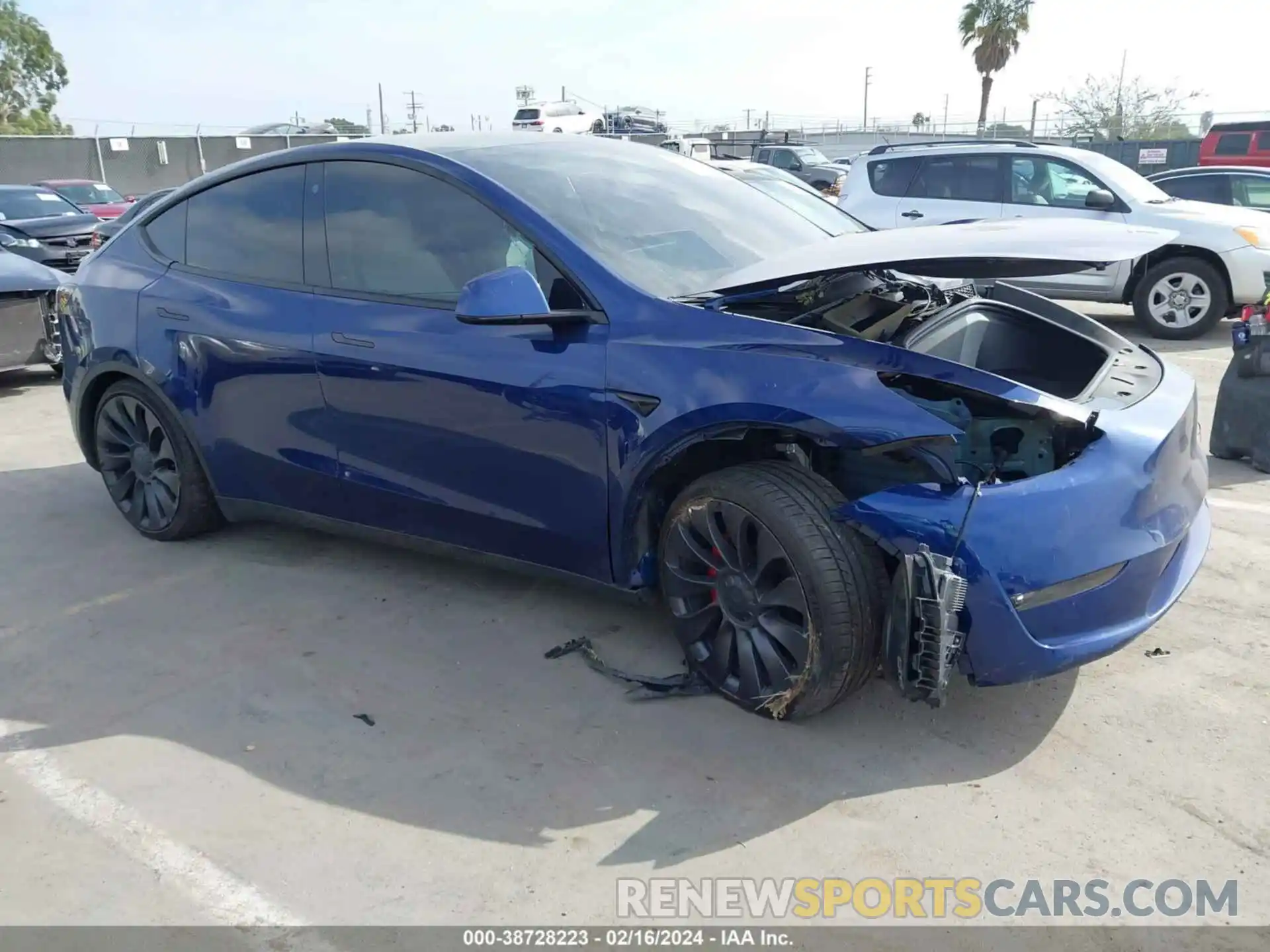 13 Photograph of a damaged car 5YJYGDEF1MF194709 TESLA MODEL Y 2021