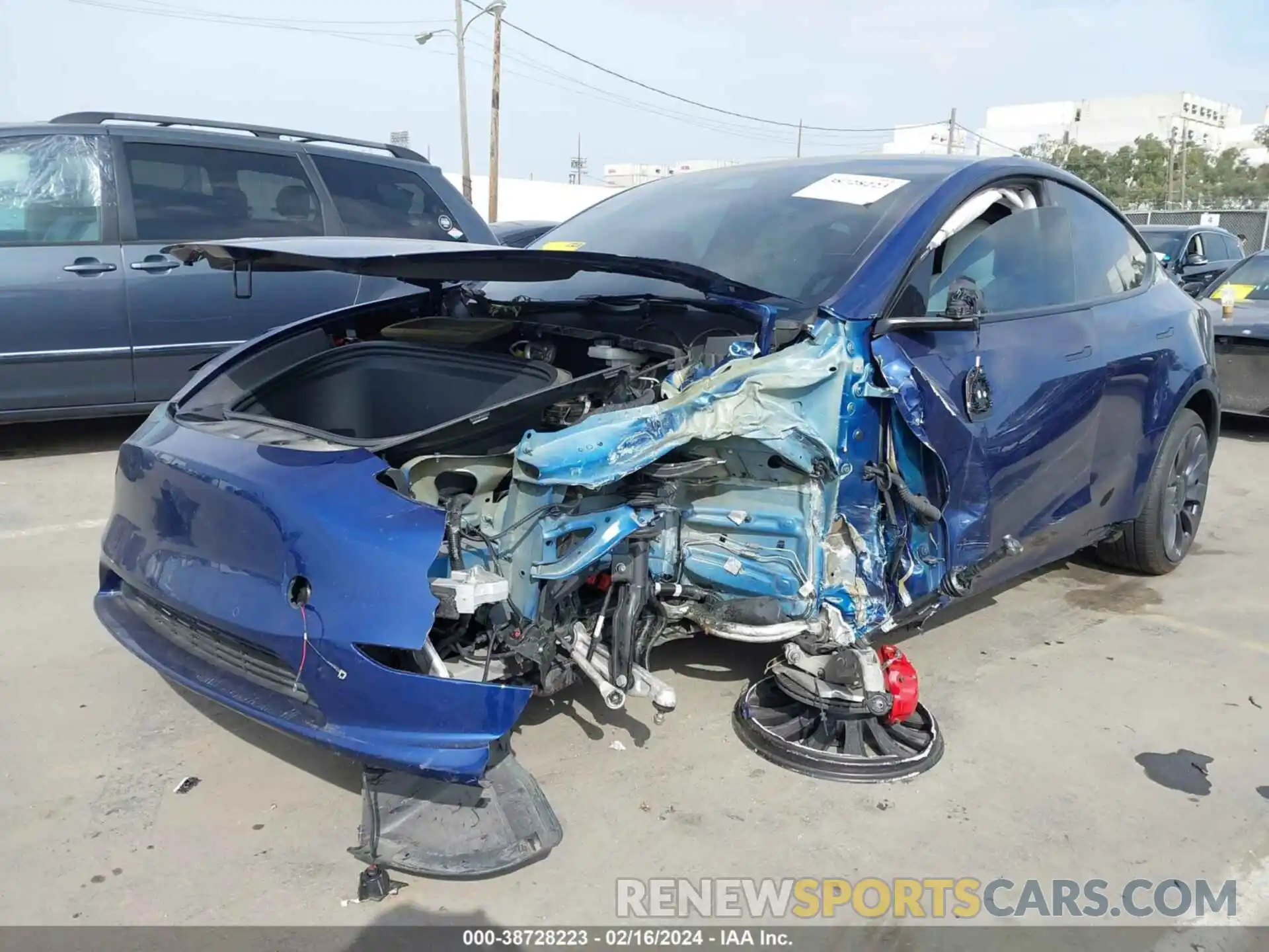 6 Photograph of a damaged car 5YJYGDEF1MF194709 TESLA MODEL Y 2021