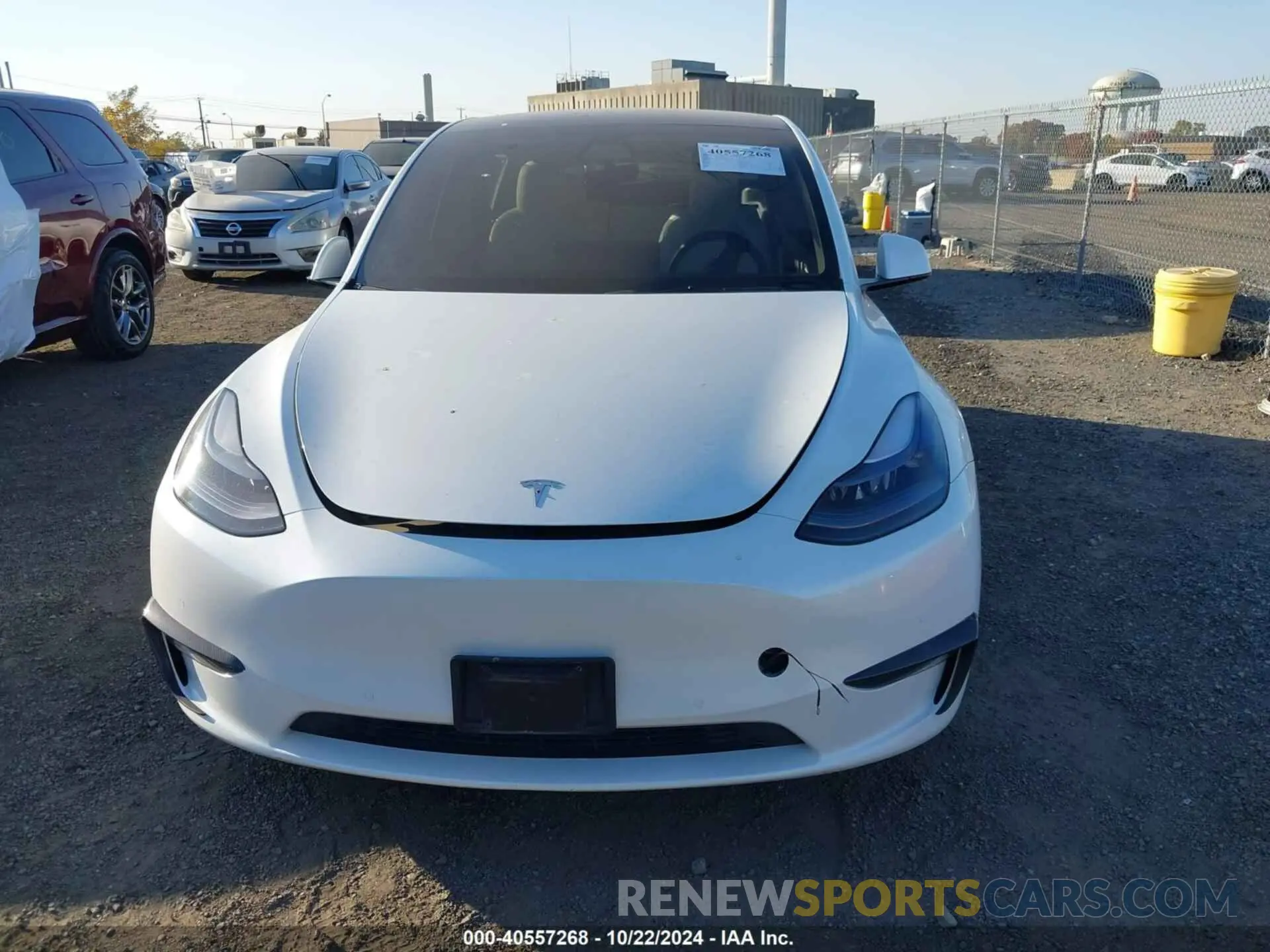12 Photograph of a damaged car 5YJYGDEF1MF209421 TESLA MODEL Y 2021