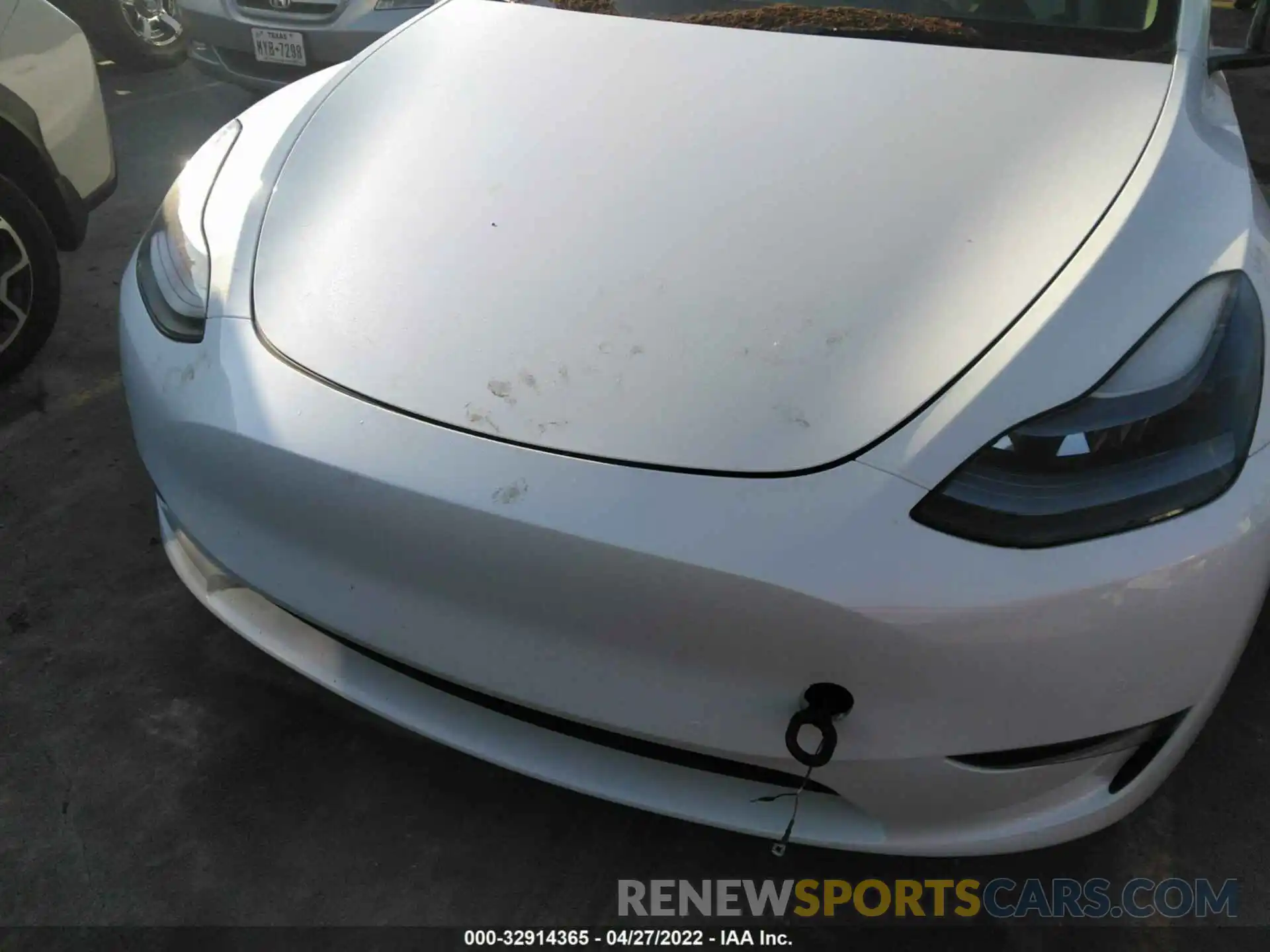 10 Photograph of a damaged car 5YJYGDEF1MF215879 TESLA MODEL Y 2021