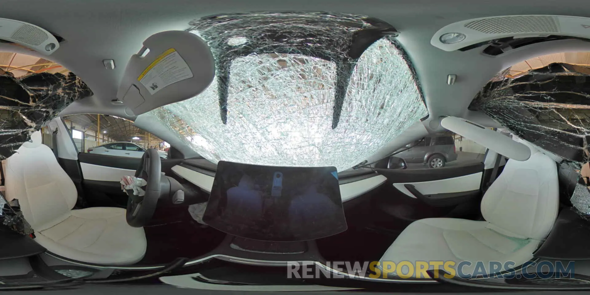 14 Photograph of a damaged car 5YJYGDEF1MF244573 TESLA MODEL Y 2021