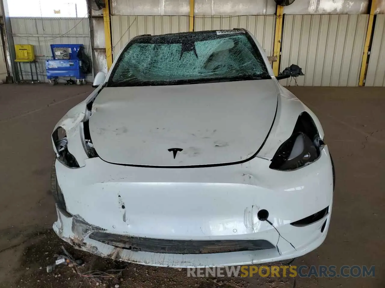 5 Photograph of a damaged car 5YJYGDEF1MF244573 TESLA MODEL Y 2021