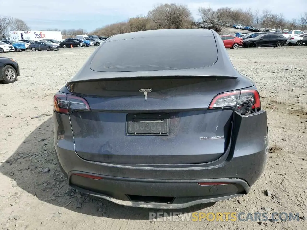 6 Photograph of a damaged car 5YJYGDEF1MF249045 TESLA MODEL Y 2021