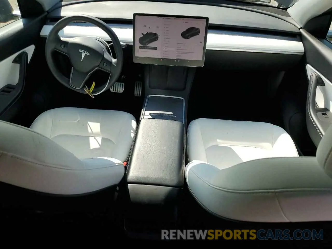 8 Photograph of a damaged car 5YJYGDEF1MF250728 TESLA MODEL Y 2021